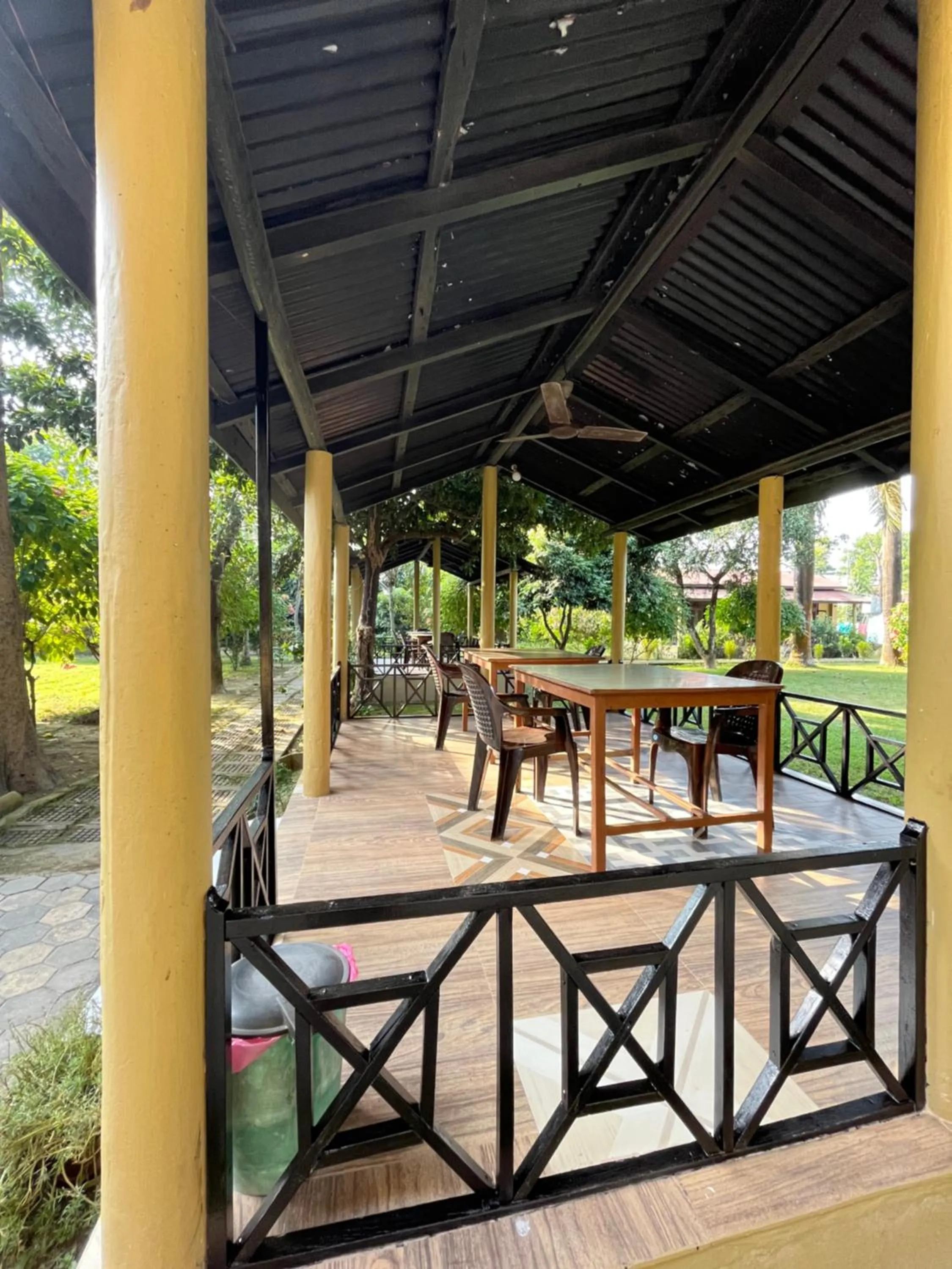 Garden view in Tiger Residency Resort