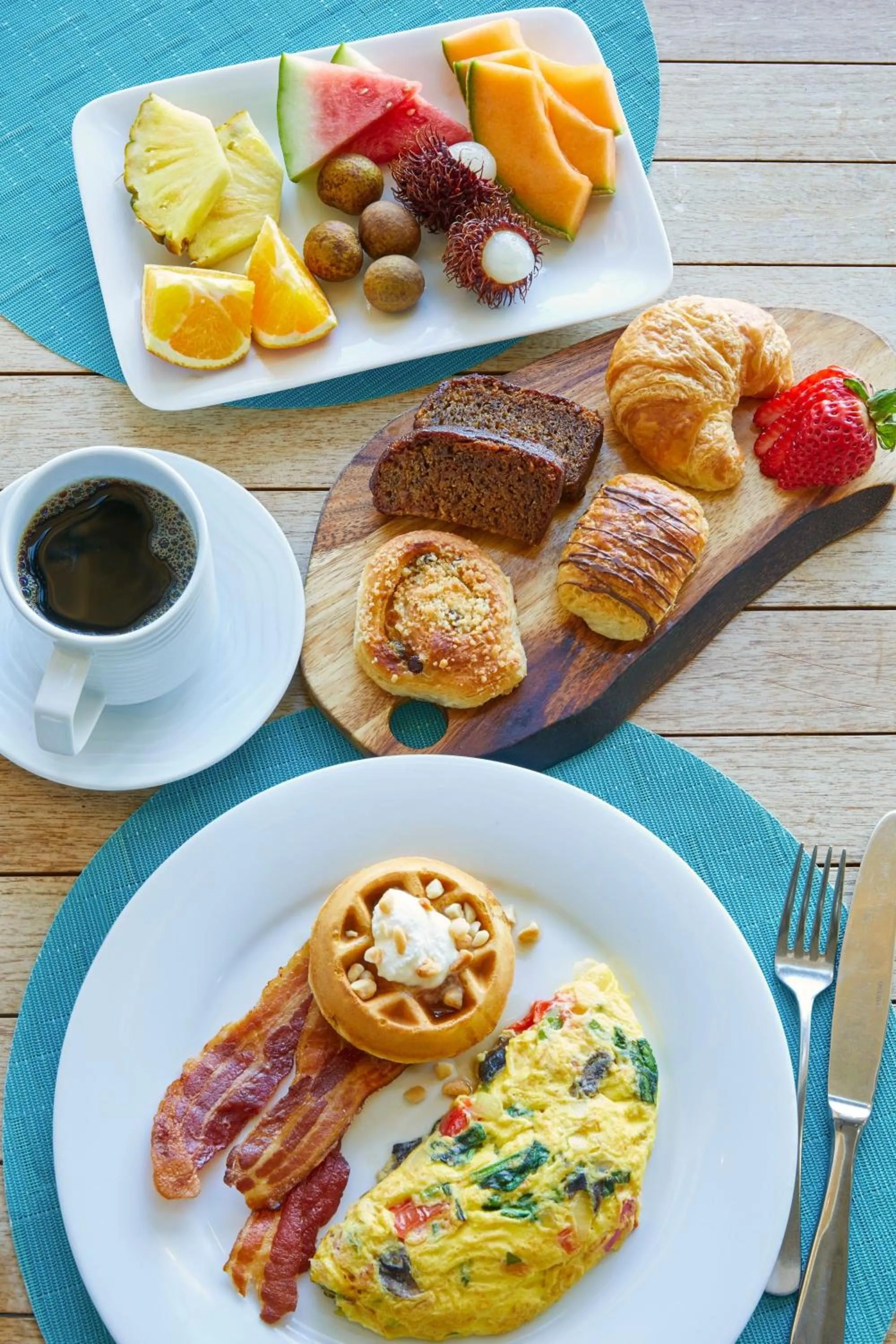 Breakfast in Mauna Kea Beach Hotel, Autograph Collection
