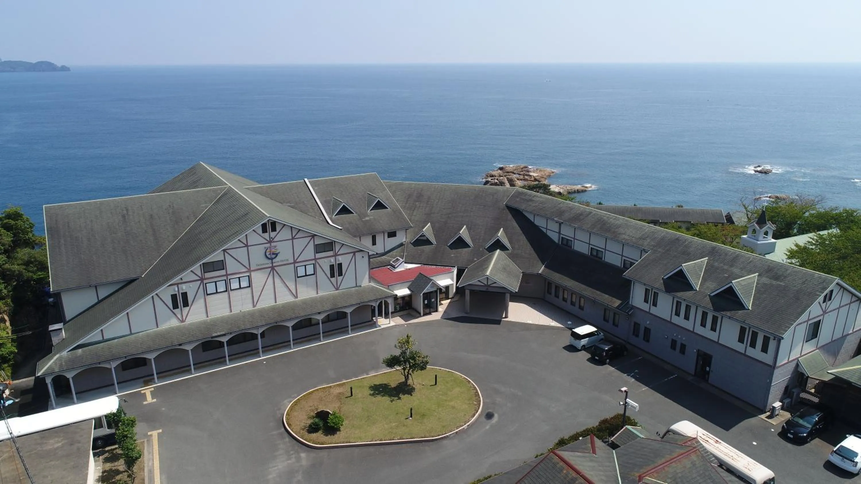 Bird's eye view in Tsushima Grand Hotel