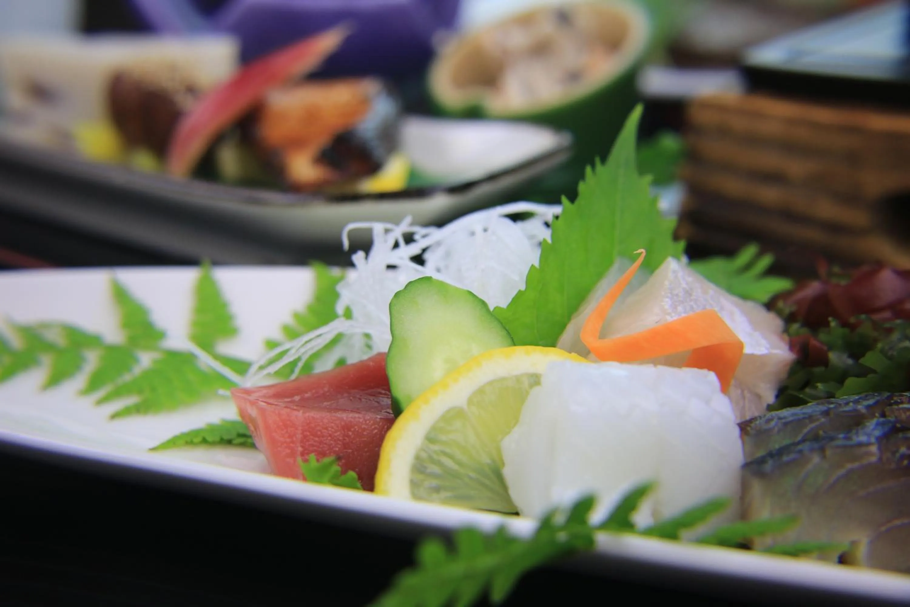 Food close-up in Tsushima Grand Hotel