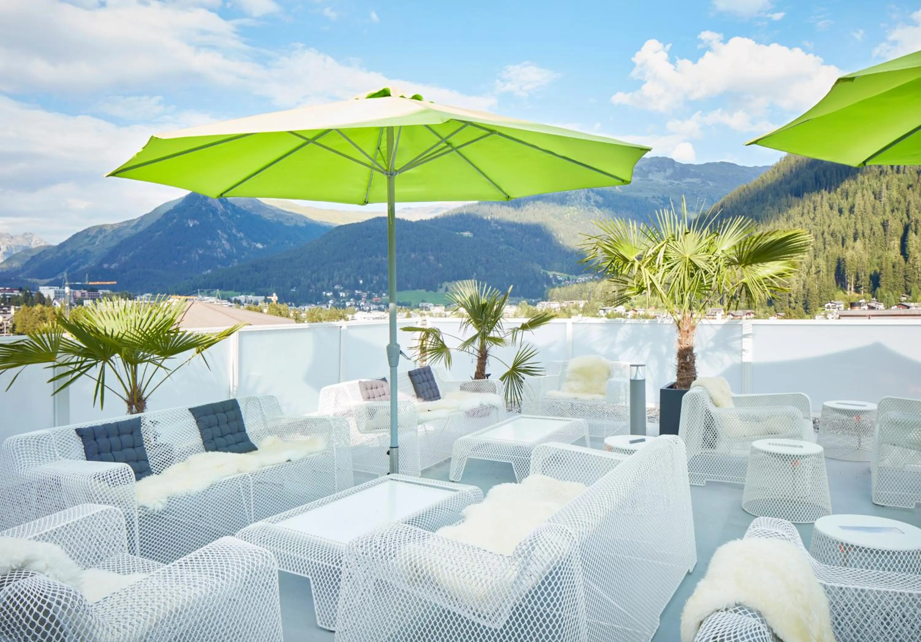 Balcony/Terrace in Hard Rock Hotel Davos