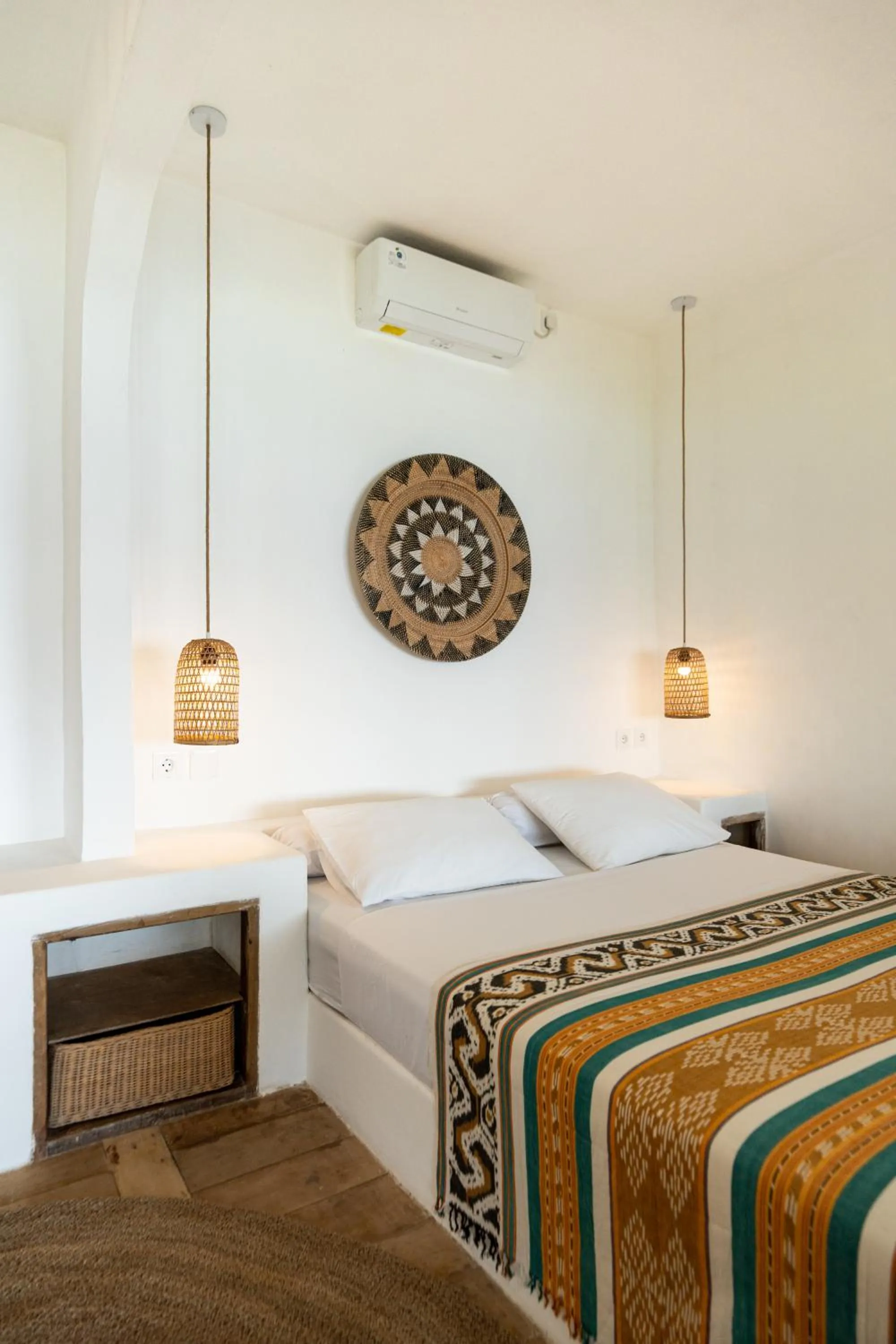 Bed in Bingin Beach House