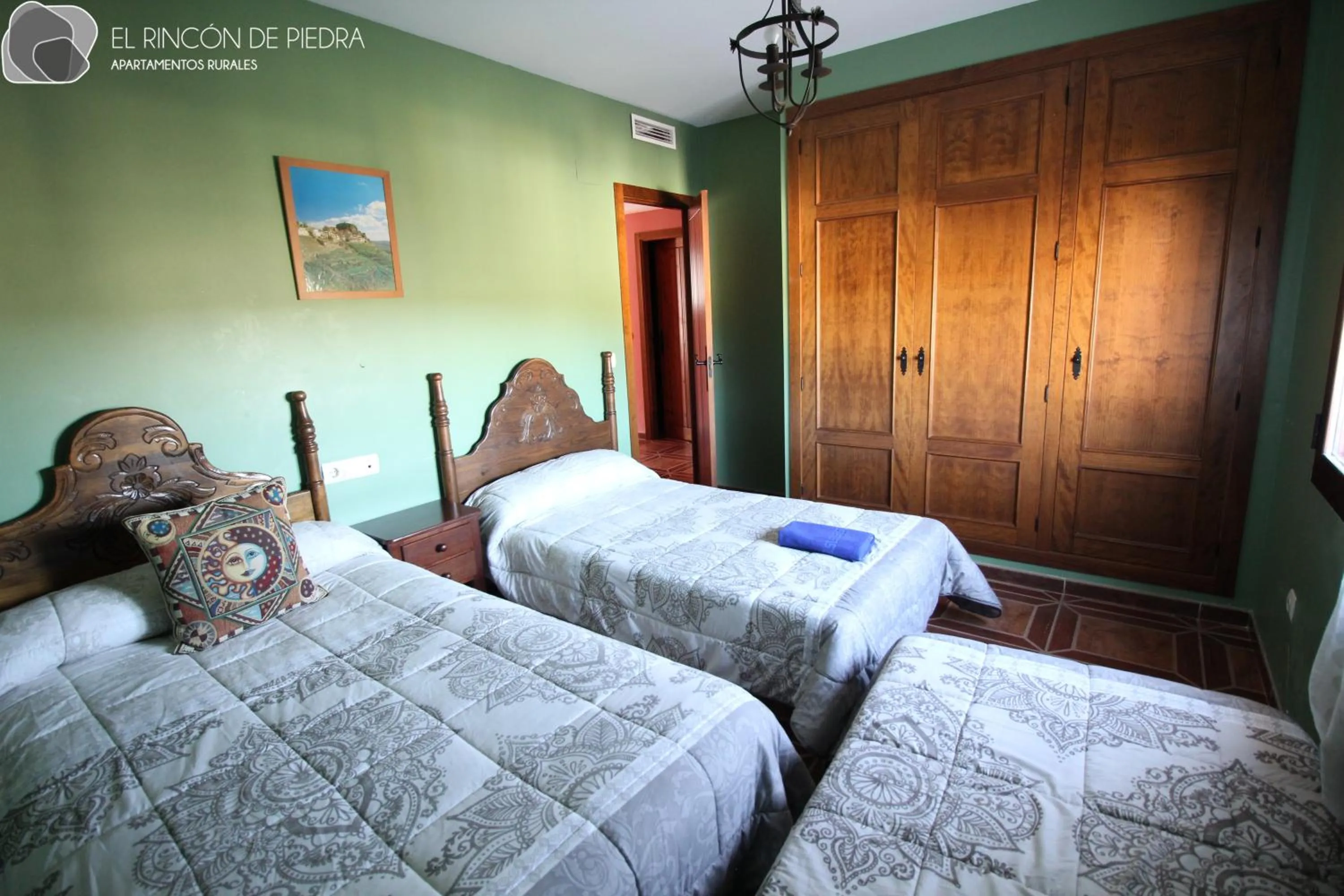 Bedroom, Bed in El Rincon de Piedra
