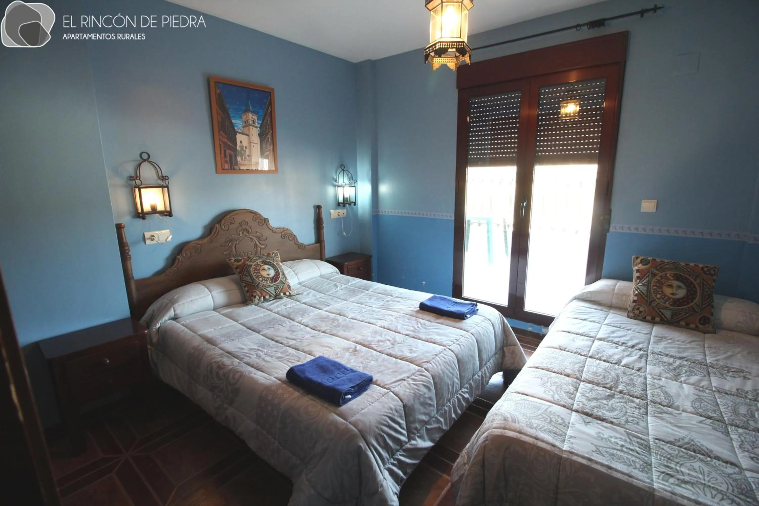 Bedroom, Bed in El Rincon de Piedra