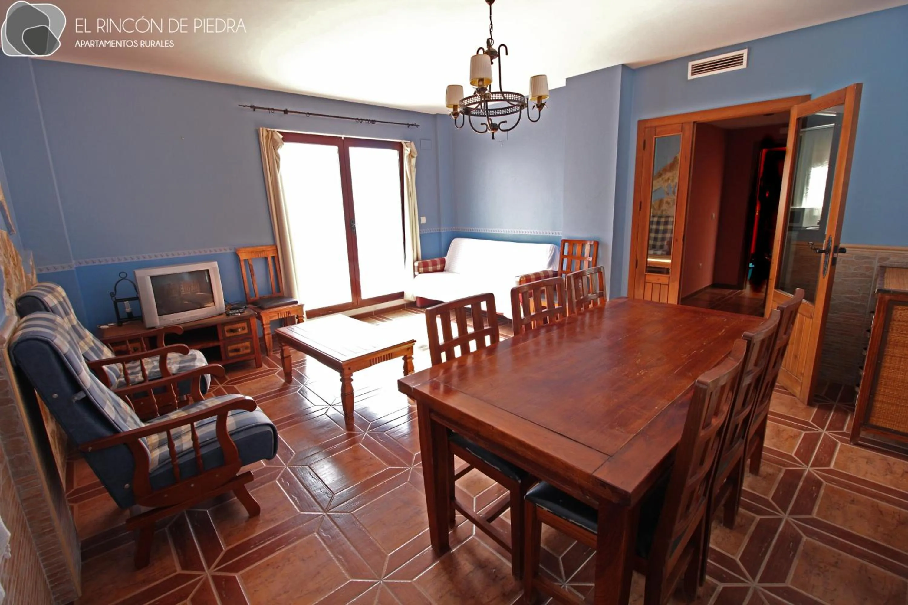 Living room in El Rincon de Piedra