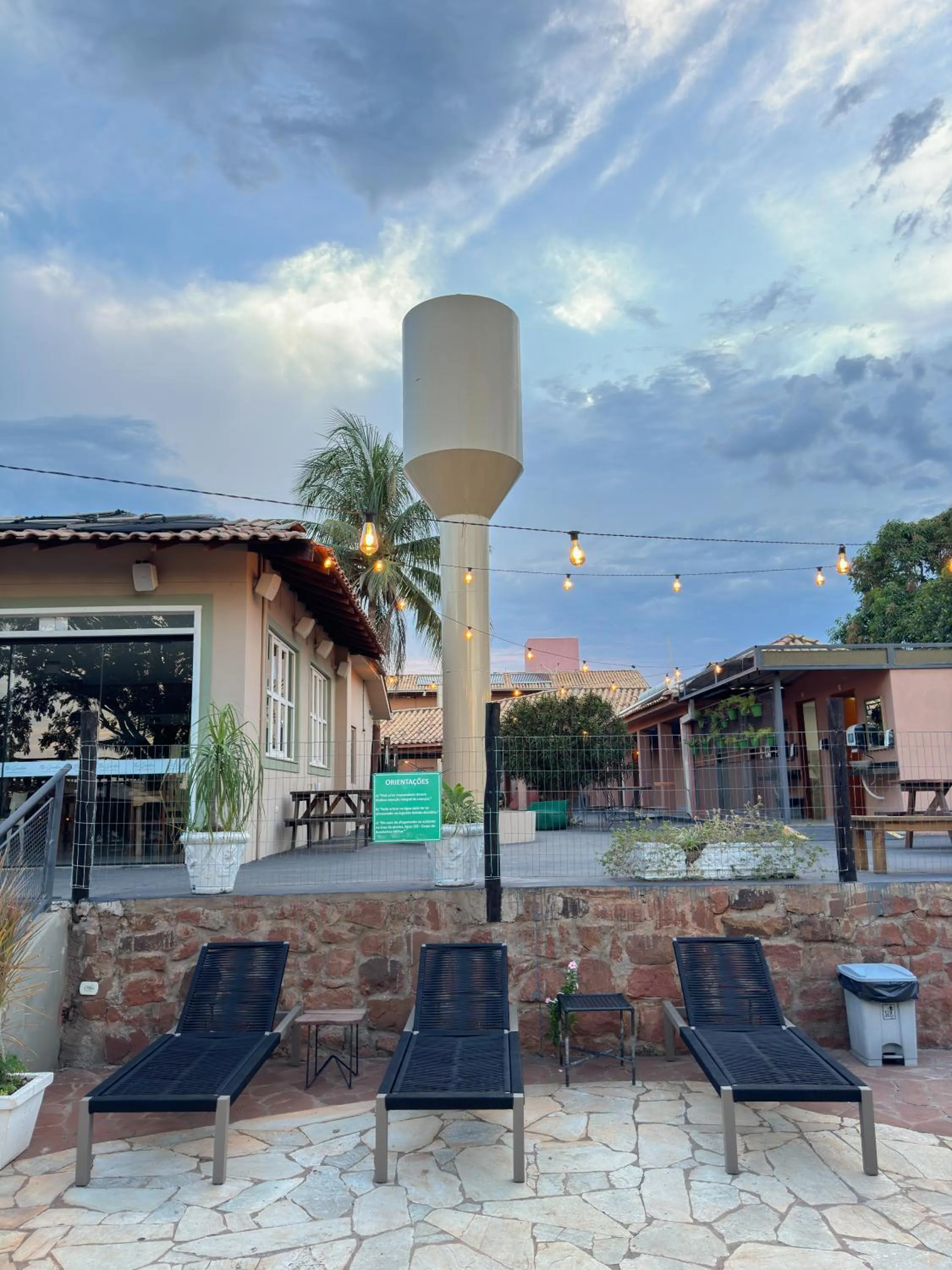 sunbed in The Garden