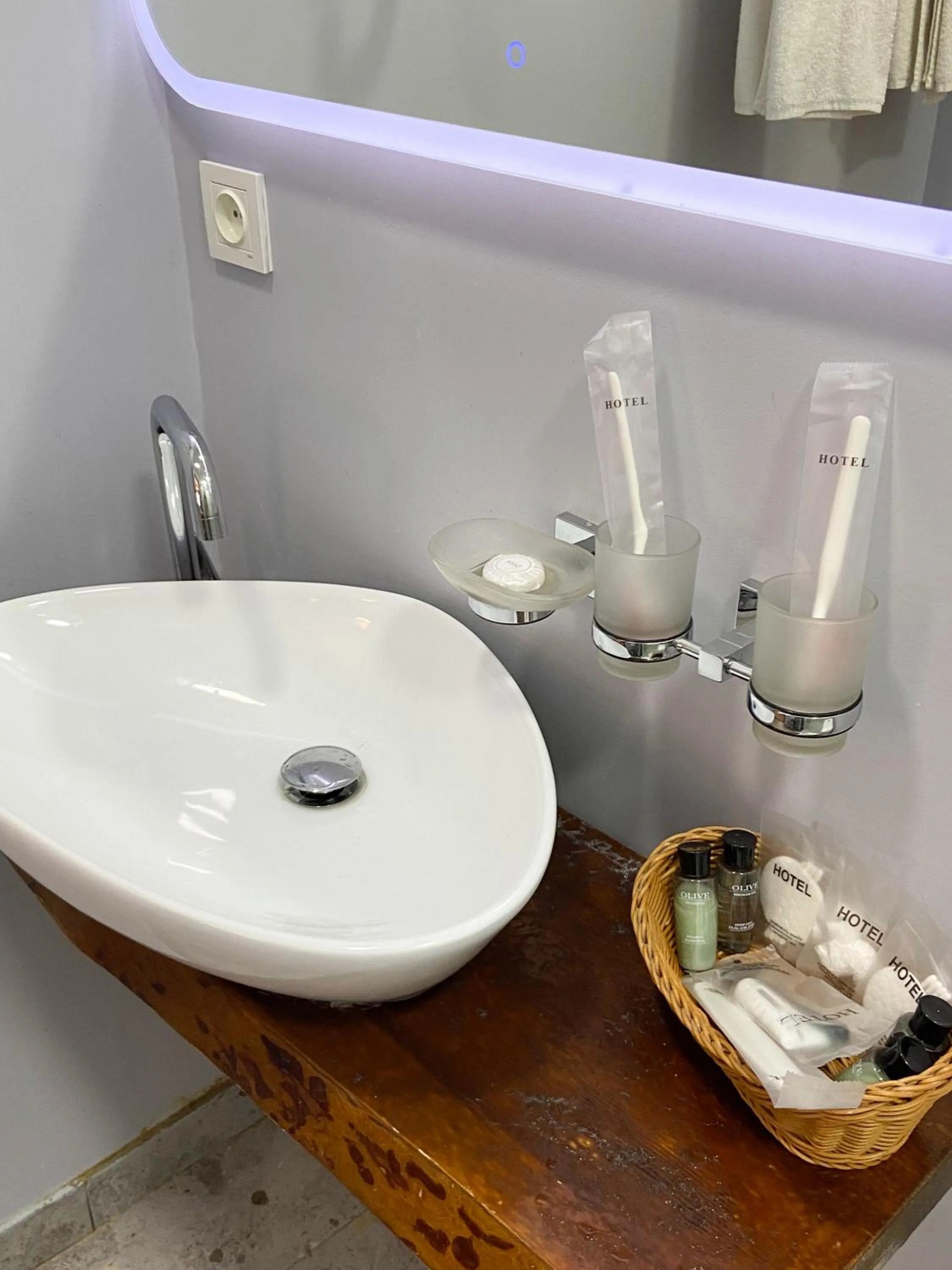 Shower in Keremet Hotel