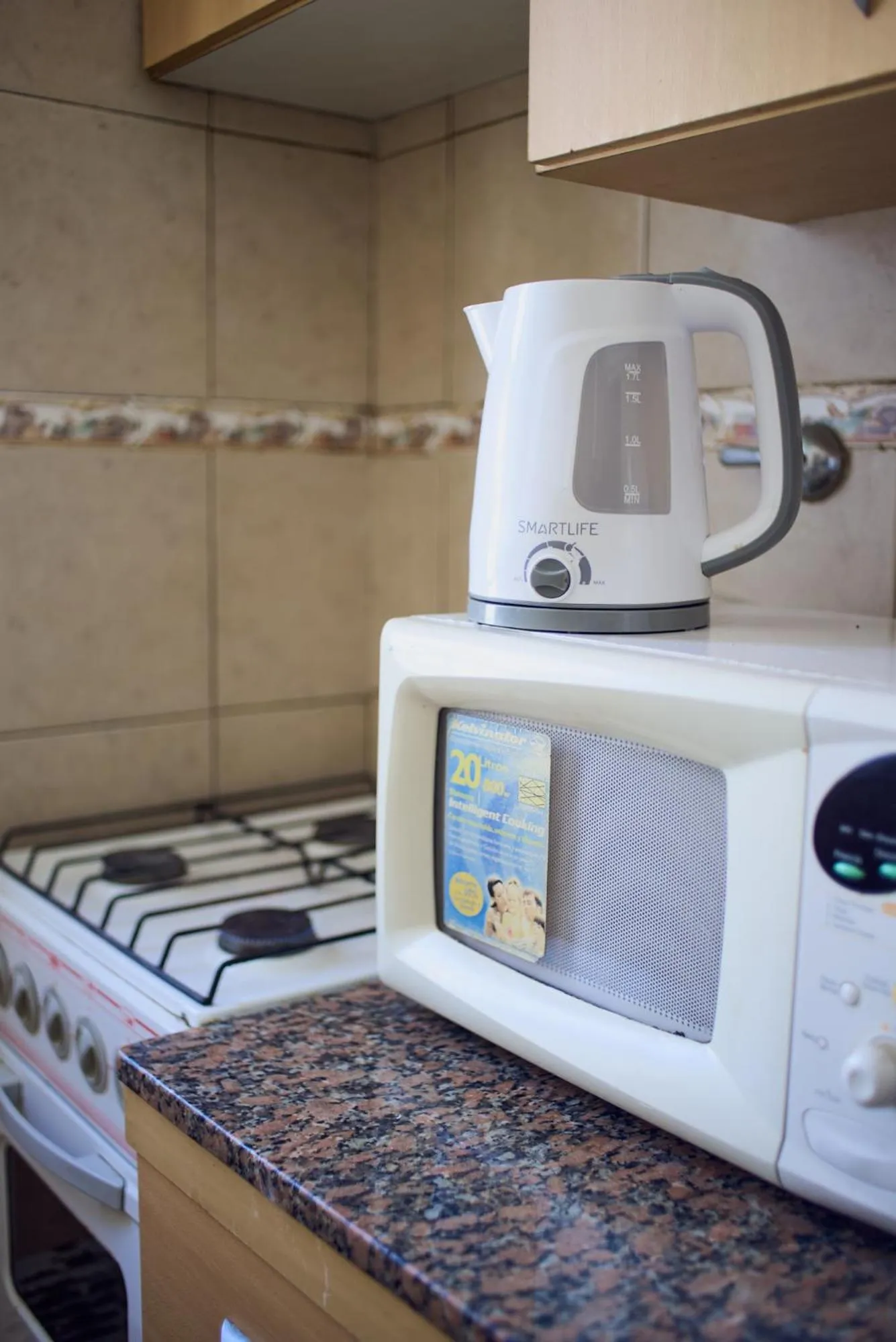 kitchen in Miliño Apart Hotel