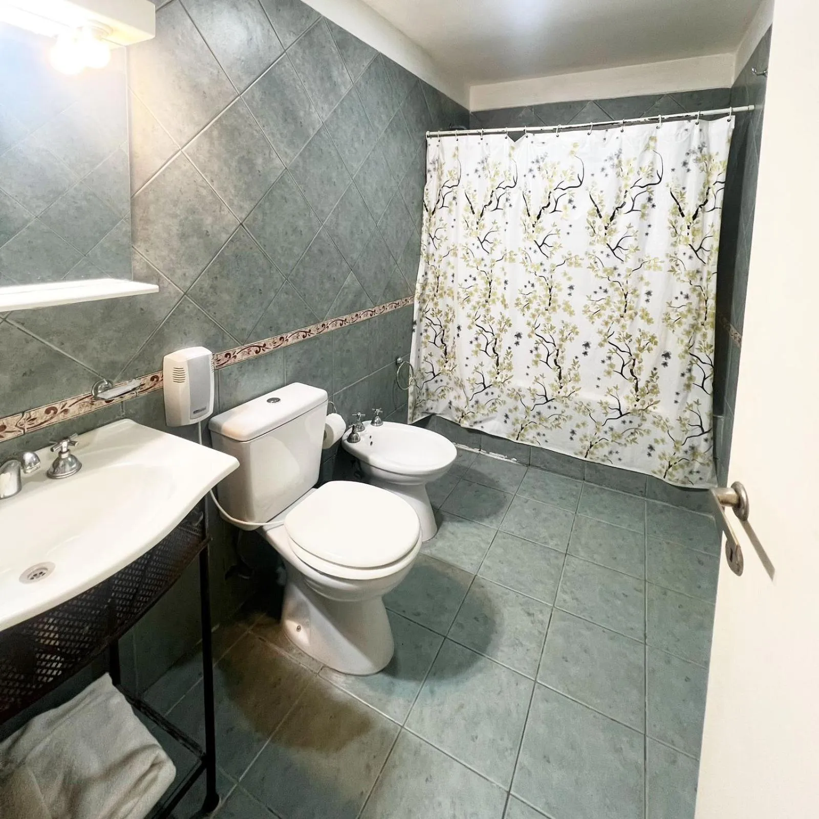 Shower in Miliño Apart Hotel