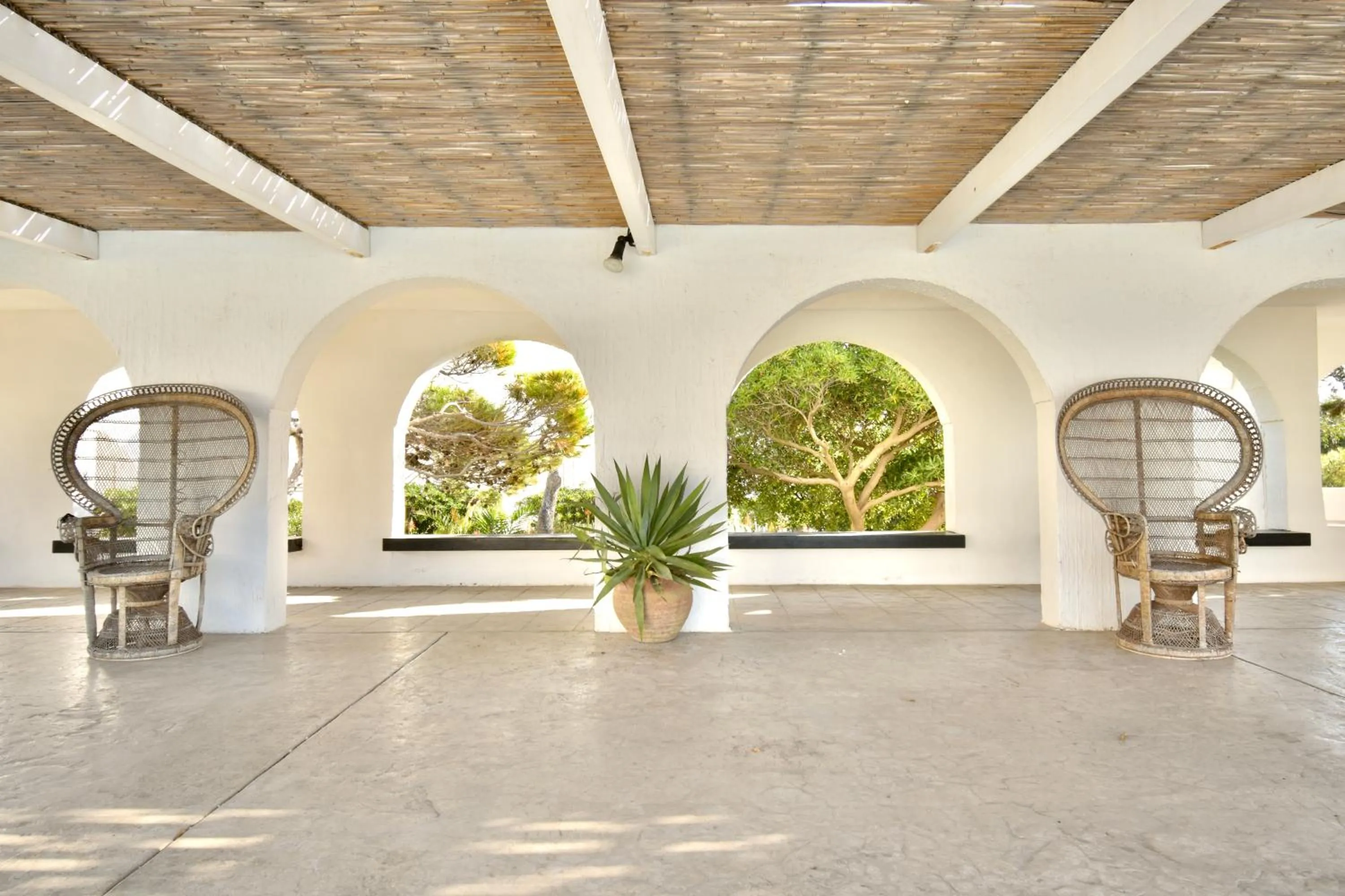 Patio in Cossyra Hotel