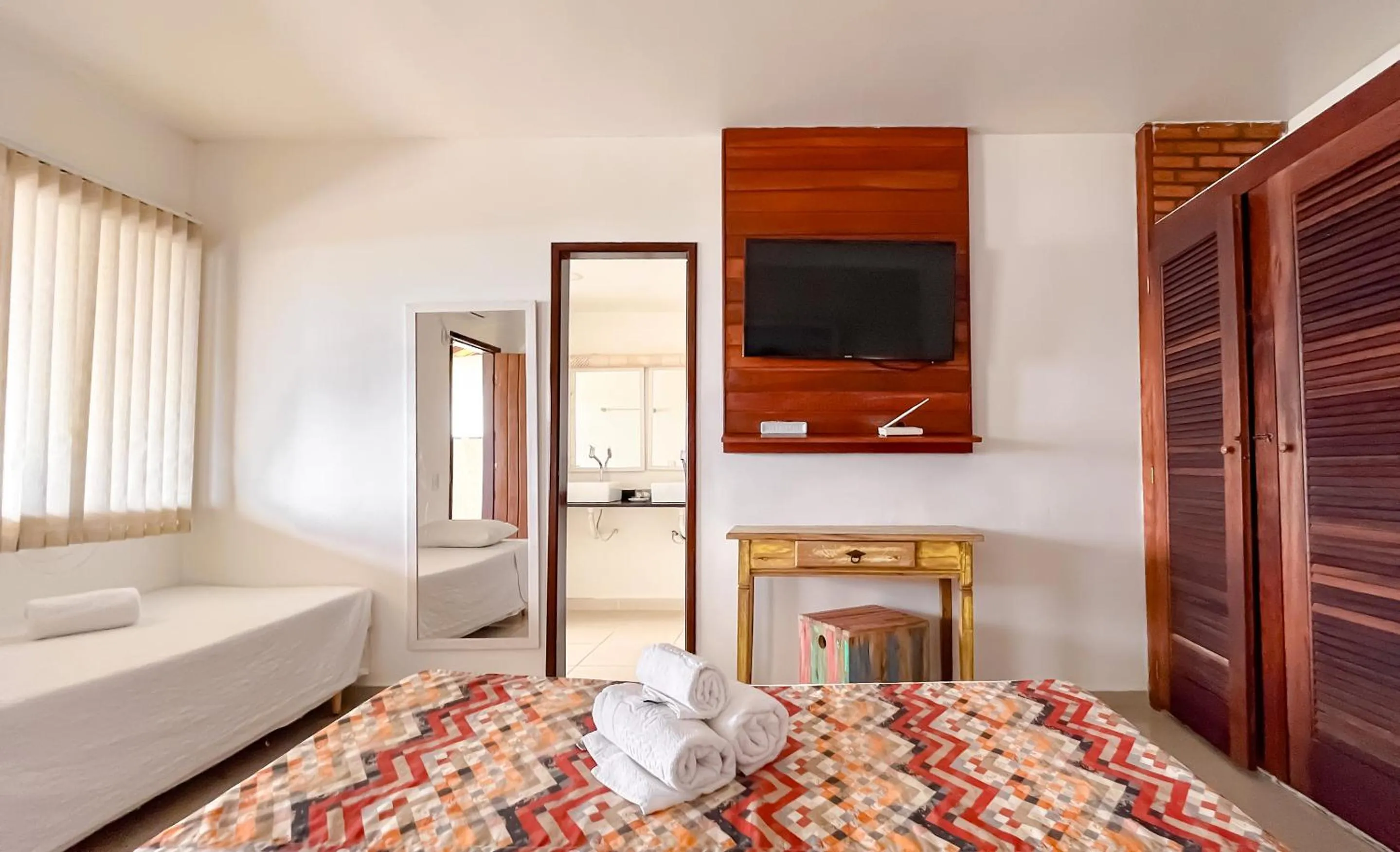 Bed in Pousada do Albatroz