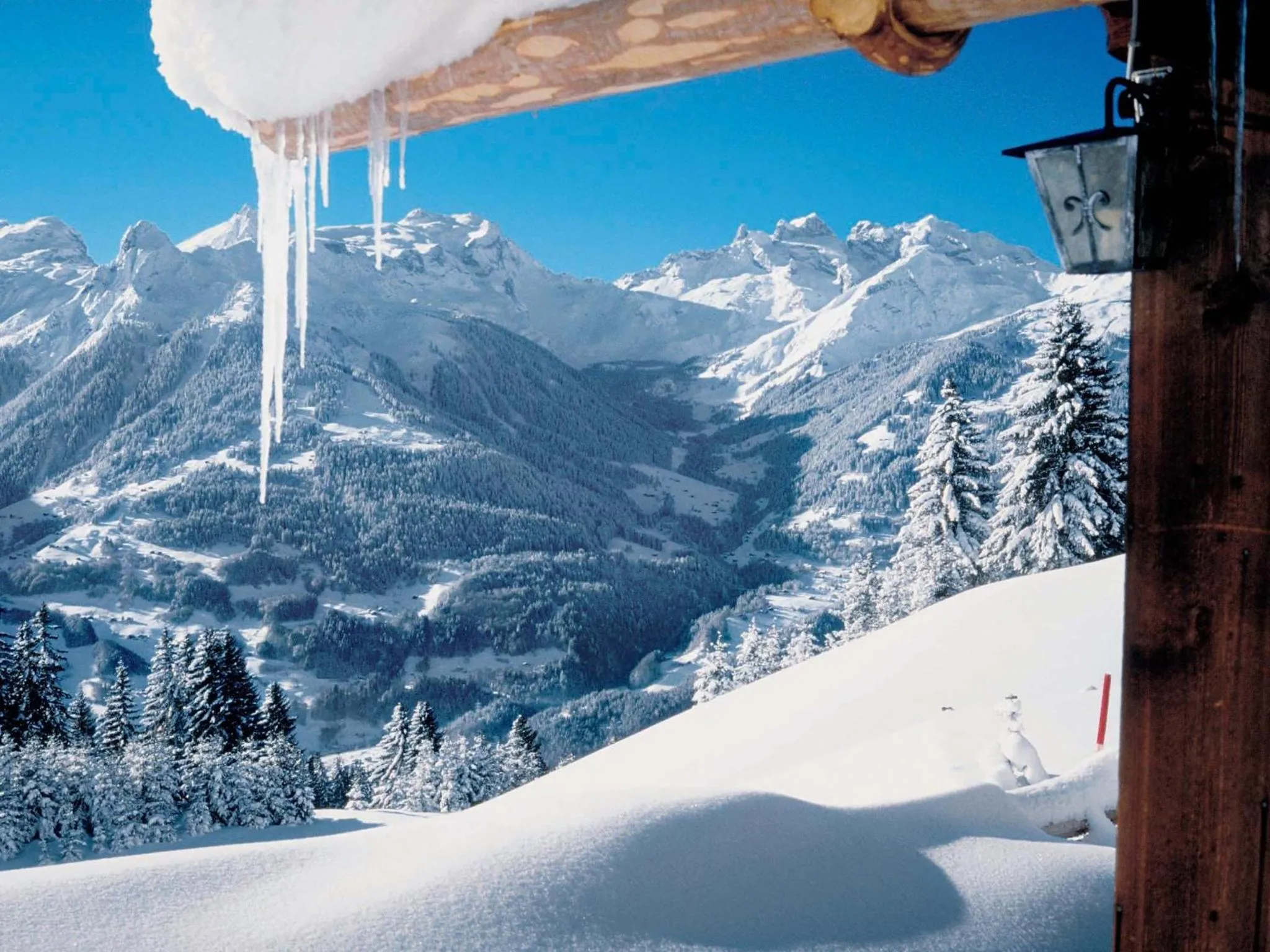 Natural landscape in Ferienwohnung Därflihof
