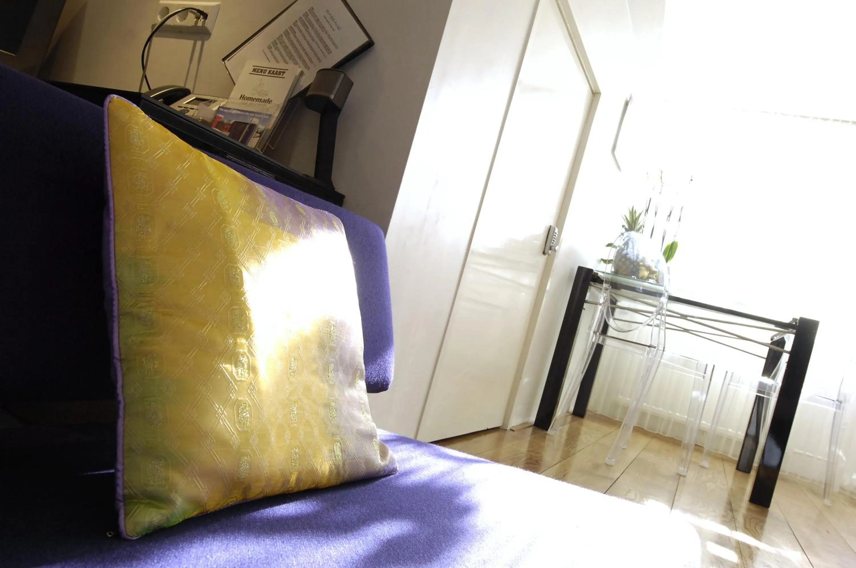 Decorative detail, Bed in Amsterdam Boutique Apartments