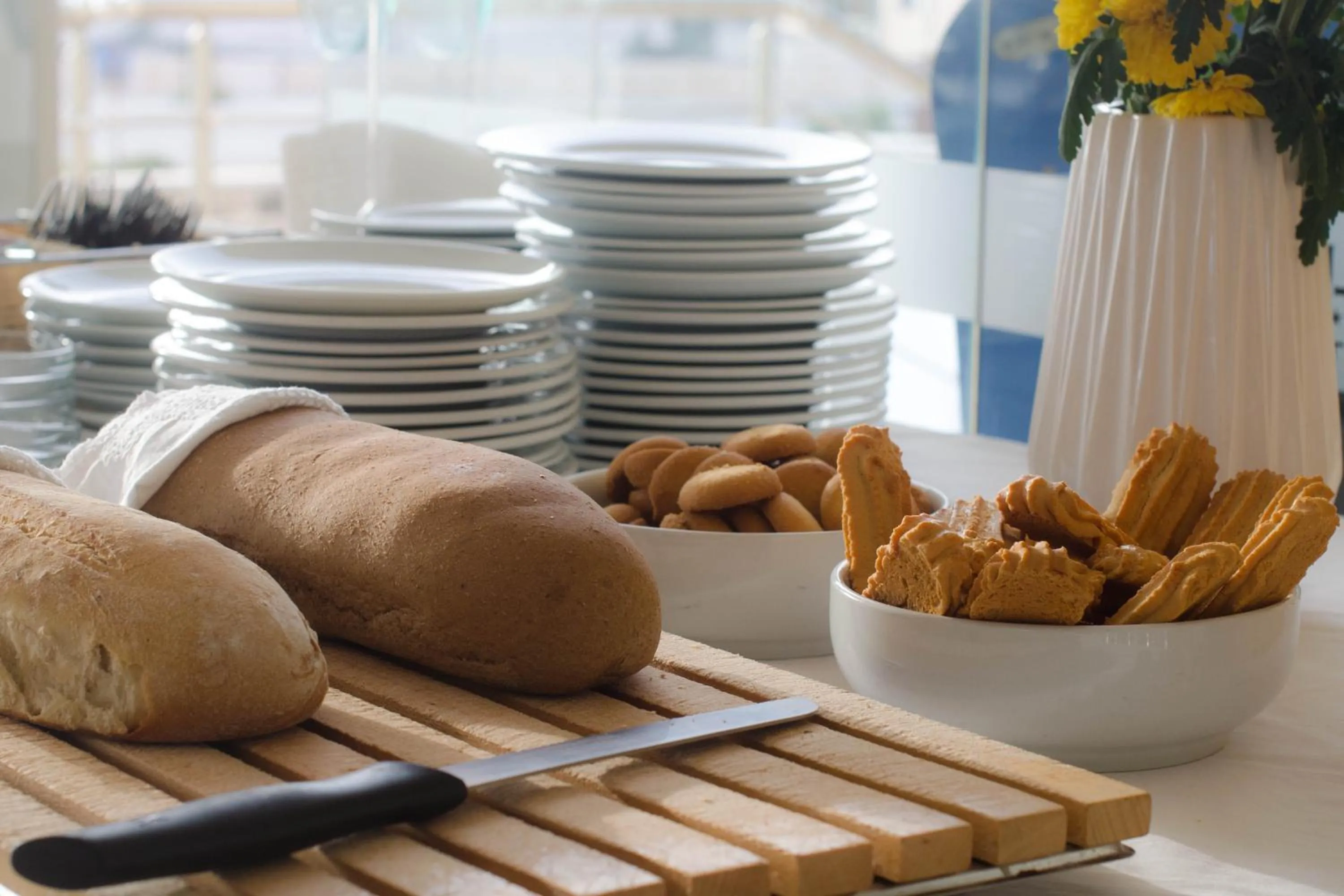 Buffet breakfast in Nautilus Bay Hotel