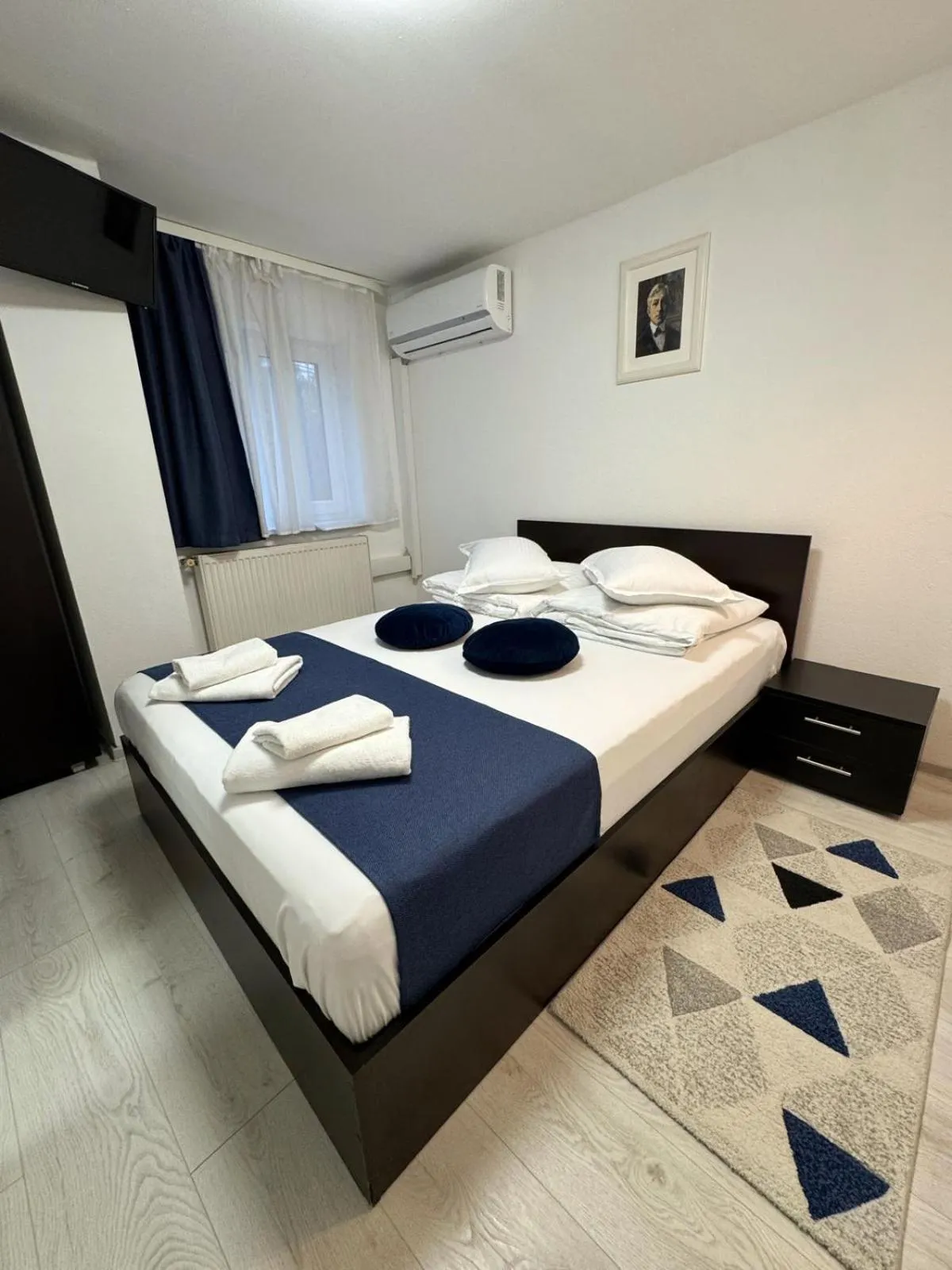 Bedroom, Bed in Pensiunea Pictorilor