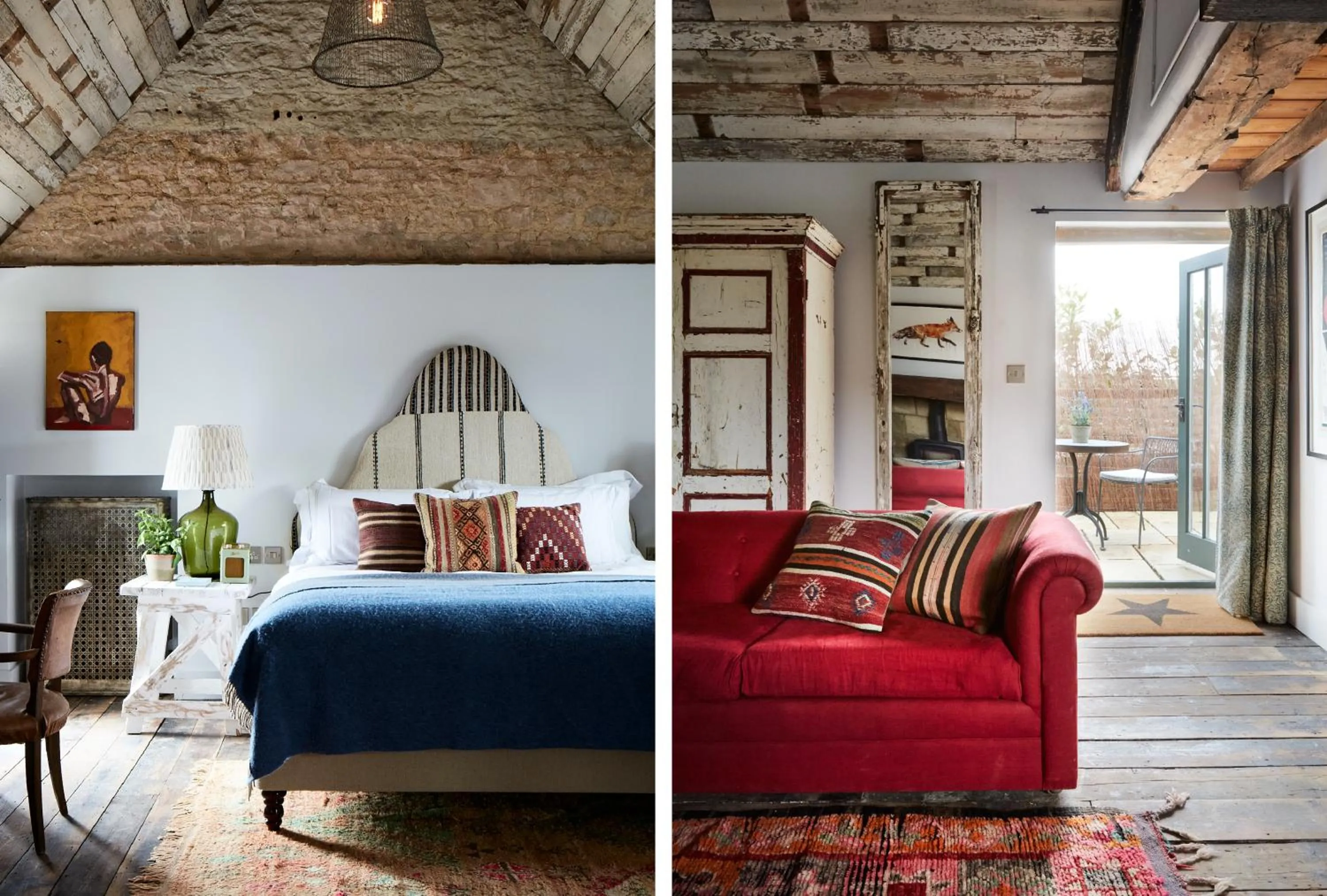 Garden, Bed in Artist Residence Oxfordshire