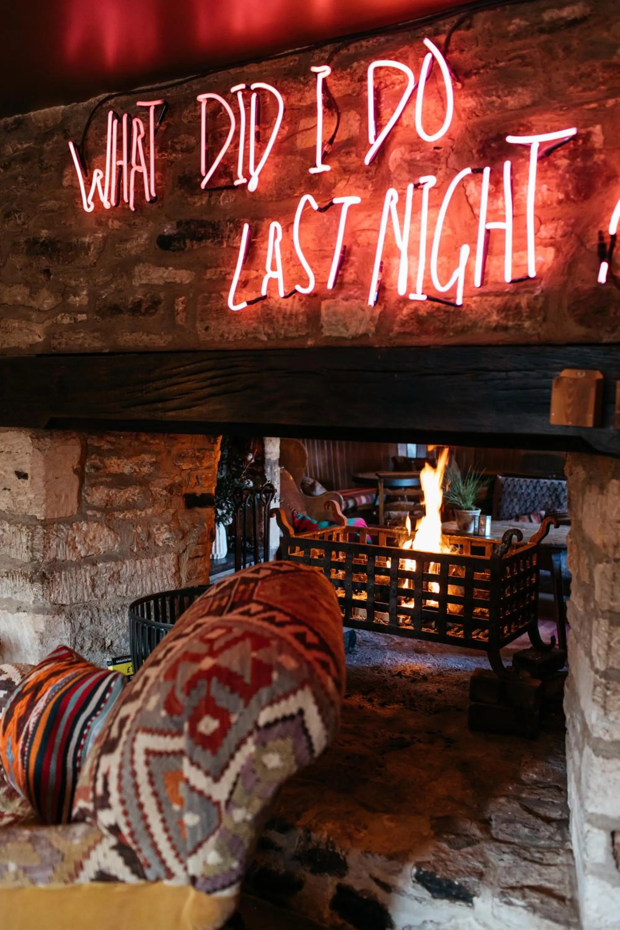 Decorative detail in Artist Residence Oxfordshire