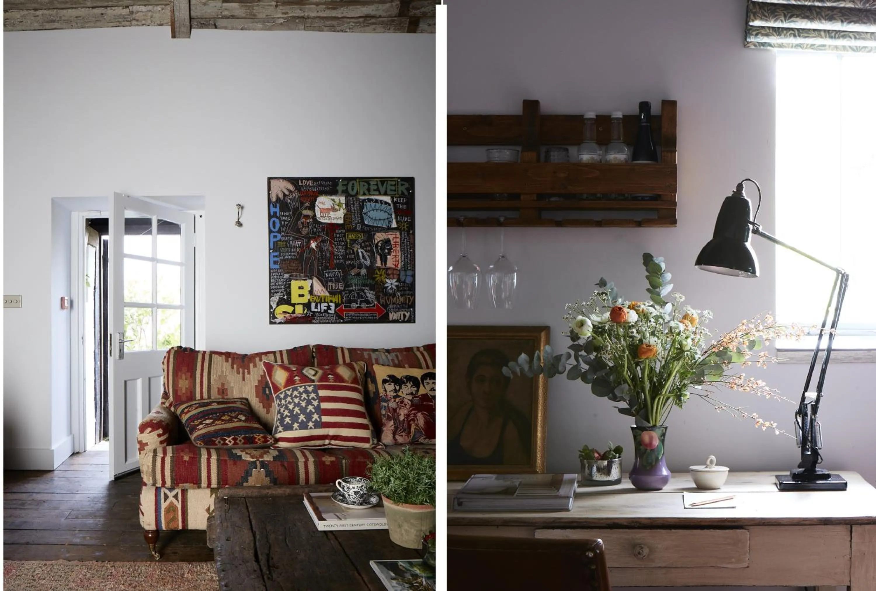 Living room in Artist Residence Oxfordshire