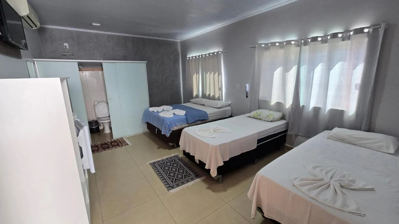 Bed in Hotel Pousada Aeroporto