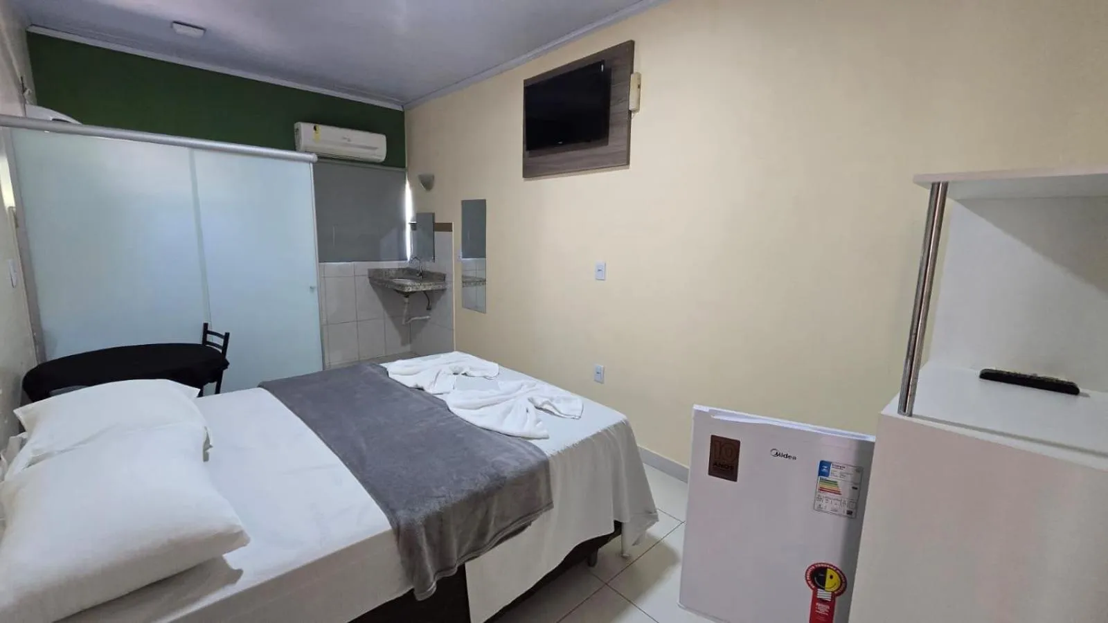 Bed in Hotel Pousada Aeroporto