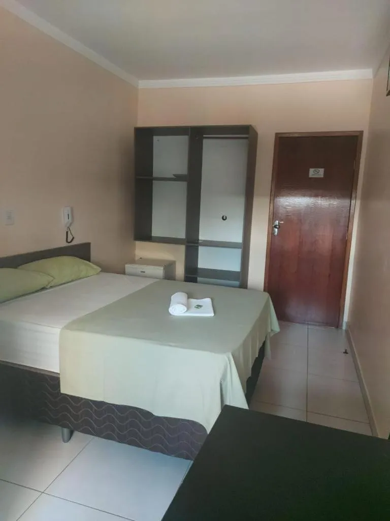 Bed in Hotel Pousada Aeroporto