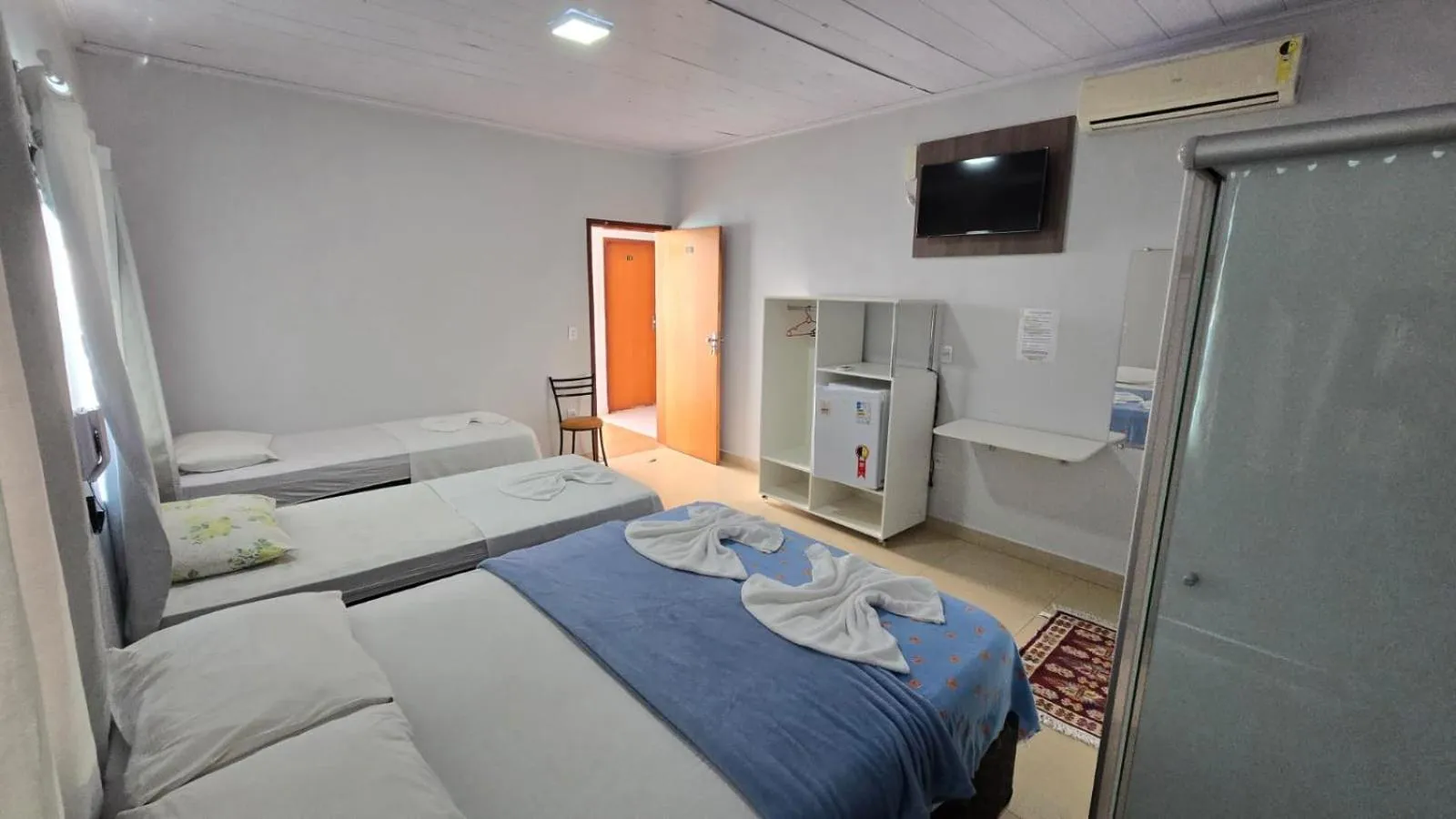 Bed in Hotel Pousada Aeroporto