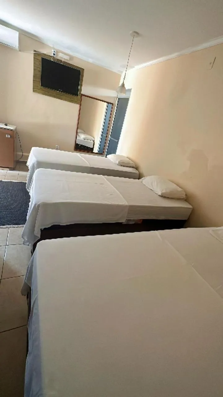 Bed in Hotel Pousada Aeroporto