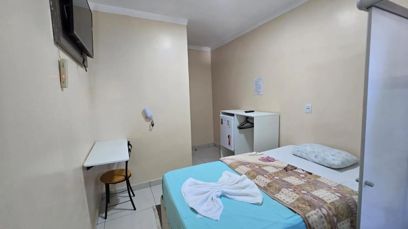 Bed in Hotel Pousada Aeroporto