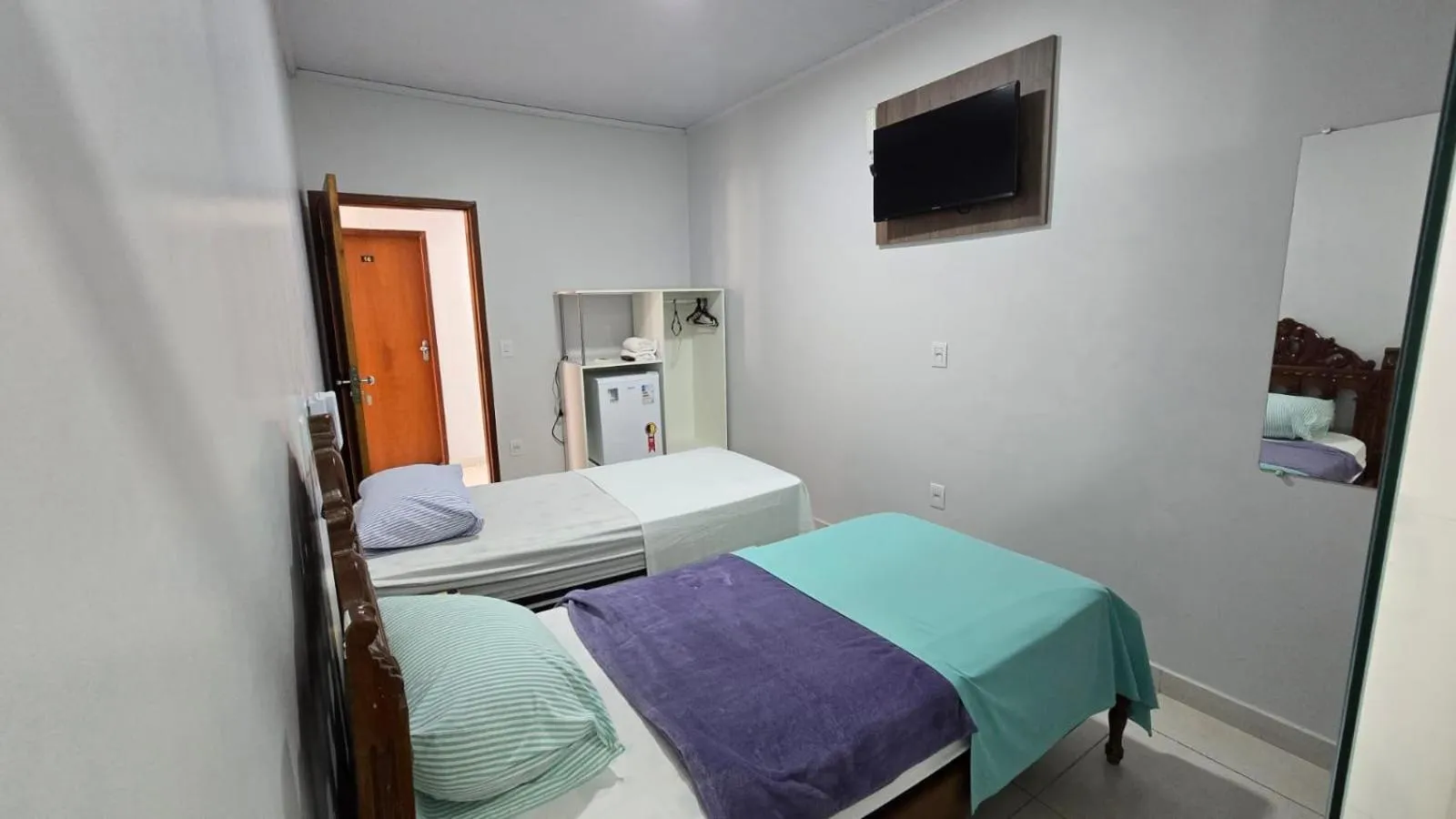 Bed in Hotel Pousada Aeroporto