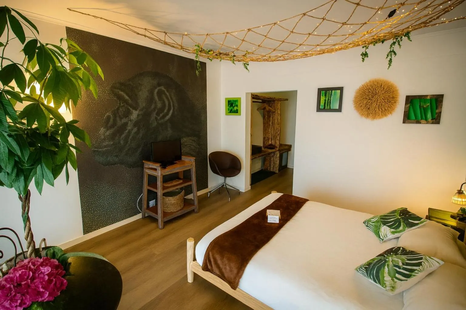 Bedroom, Bed in Hotel Serpiano