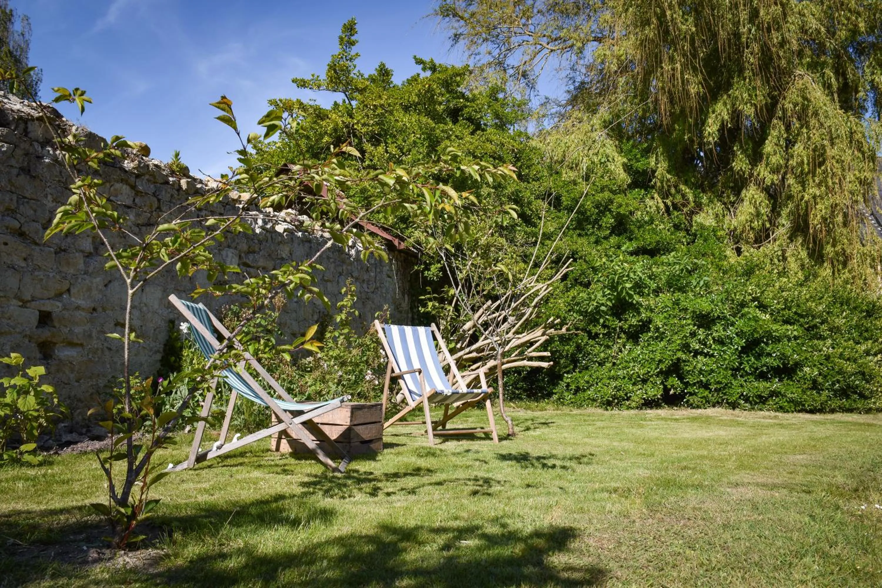Garden in Utah Beach Chambre hote