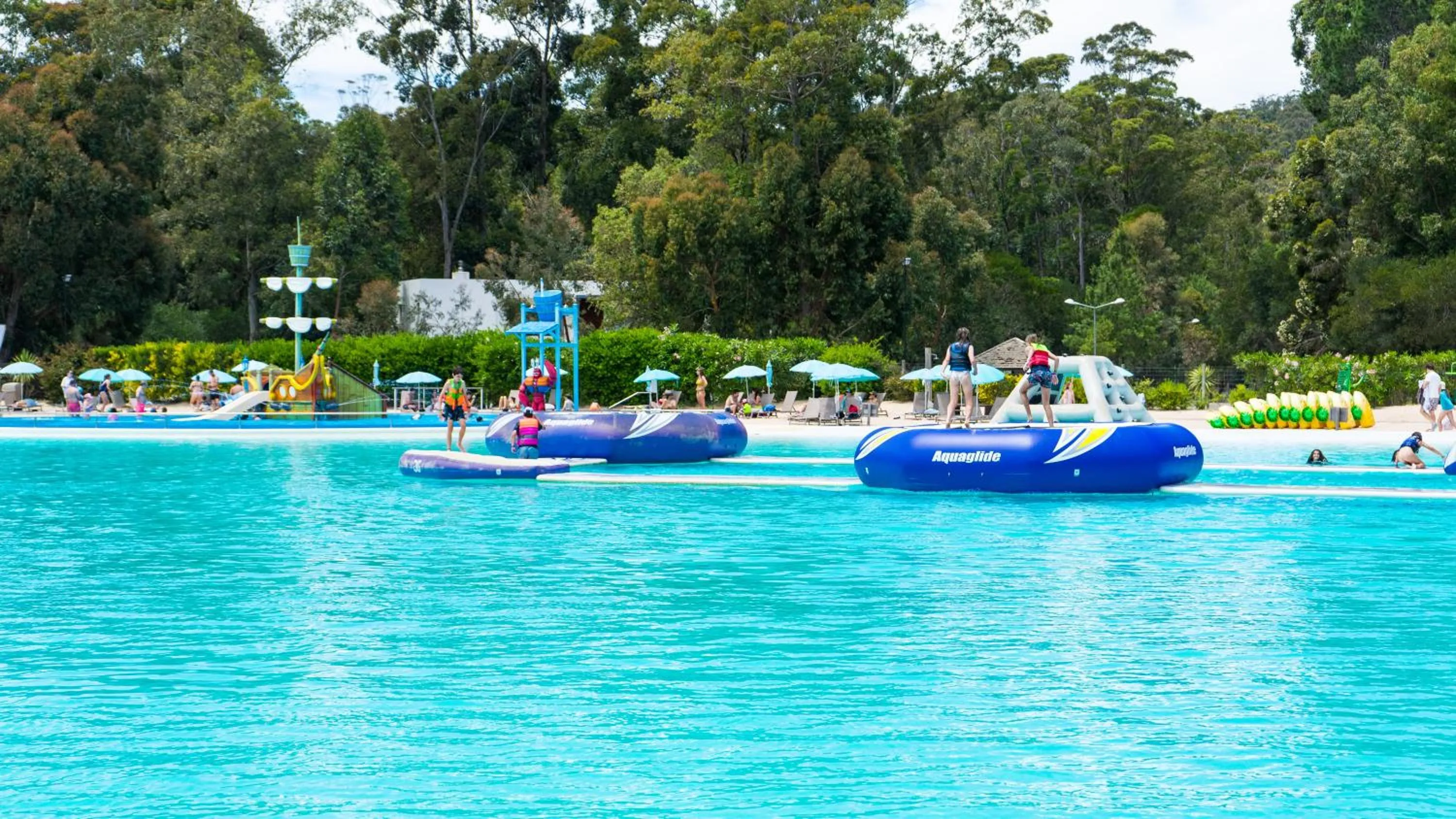 Aqua park in Solanas Punta del Este & Crystal Beach