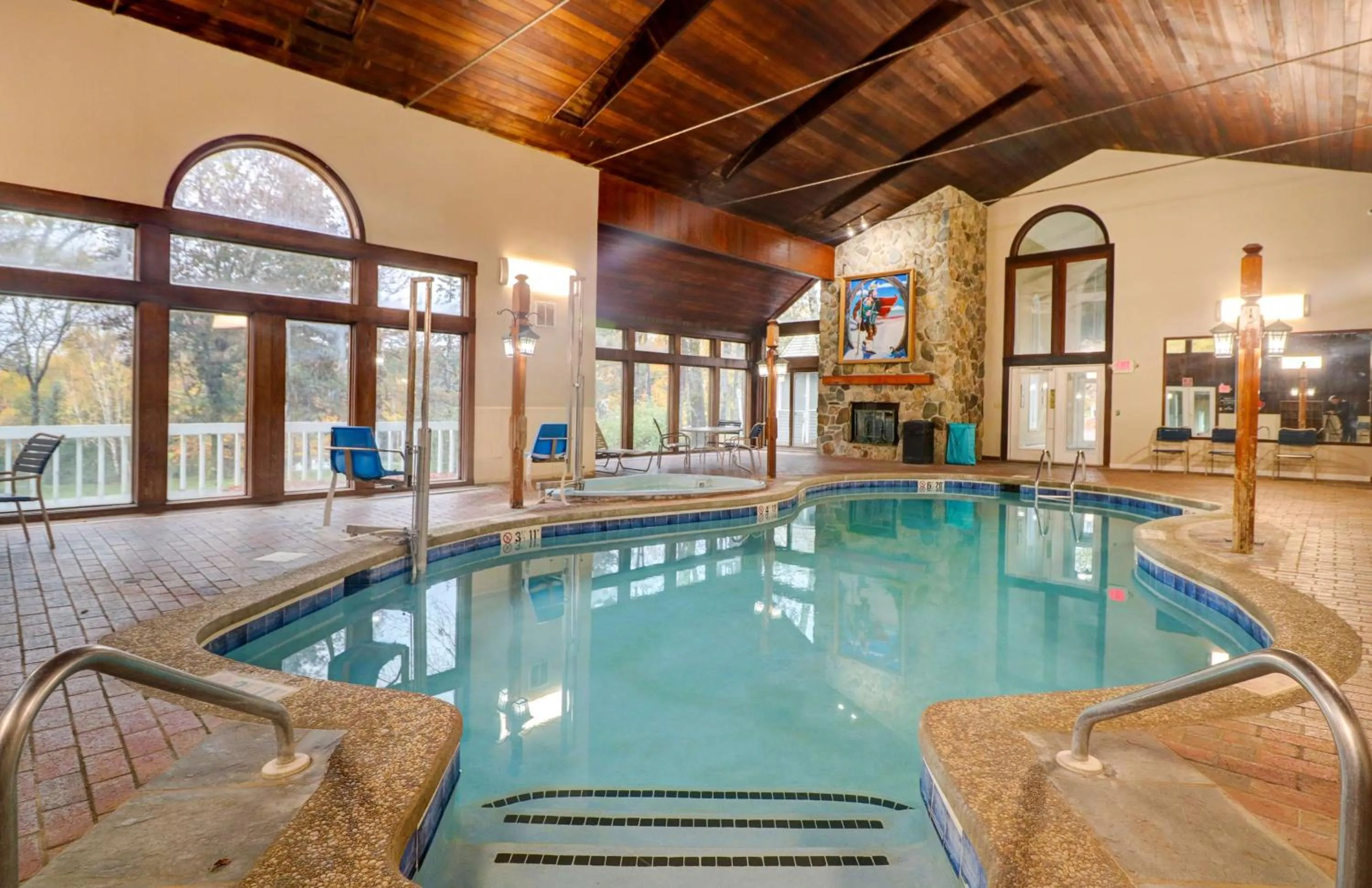 Pool view in Nordic Village Condominium Resort