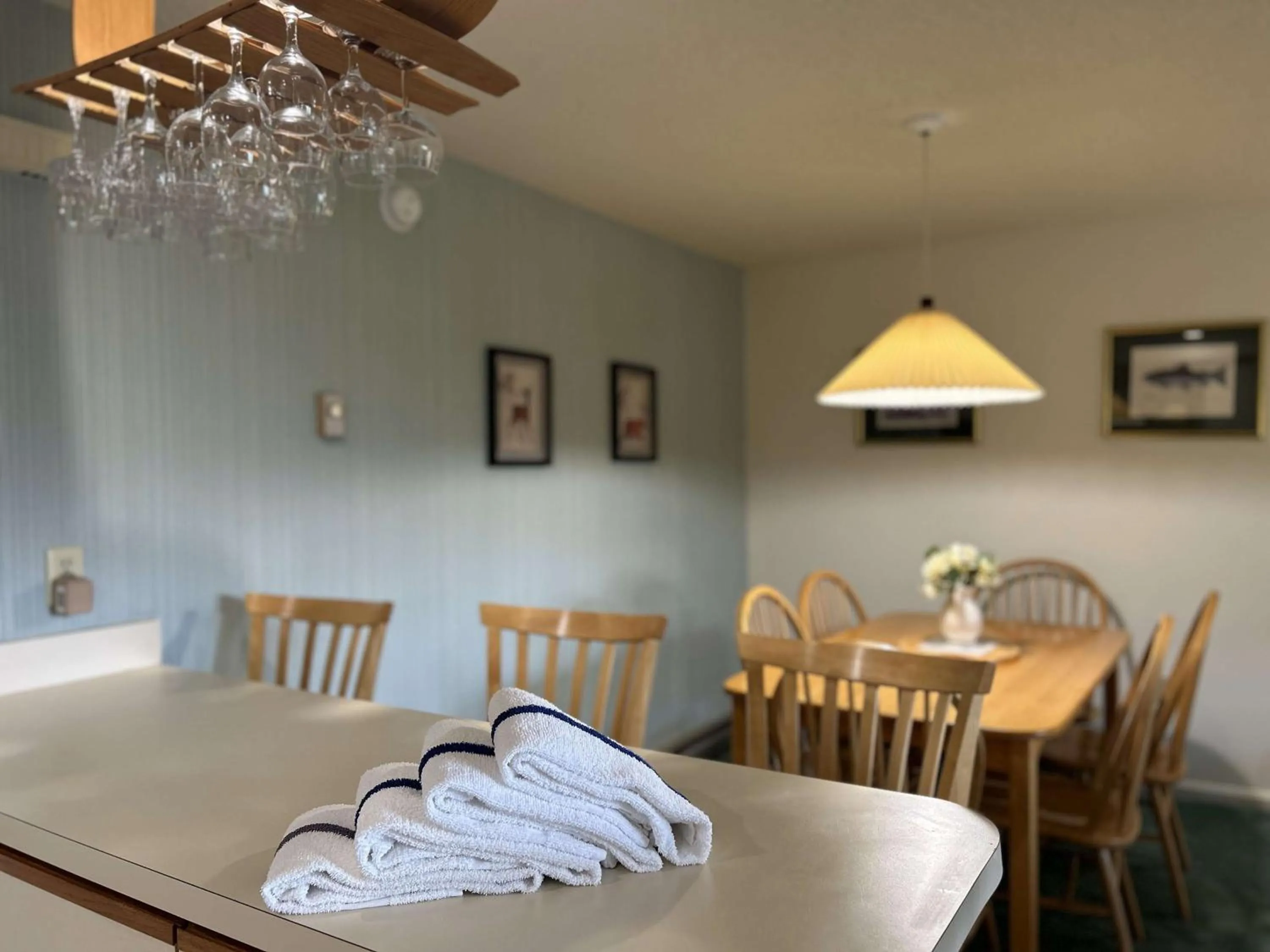 Dining area in Nordic Village Condominium Resort