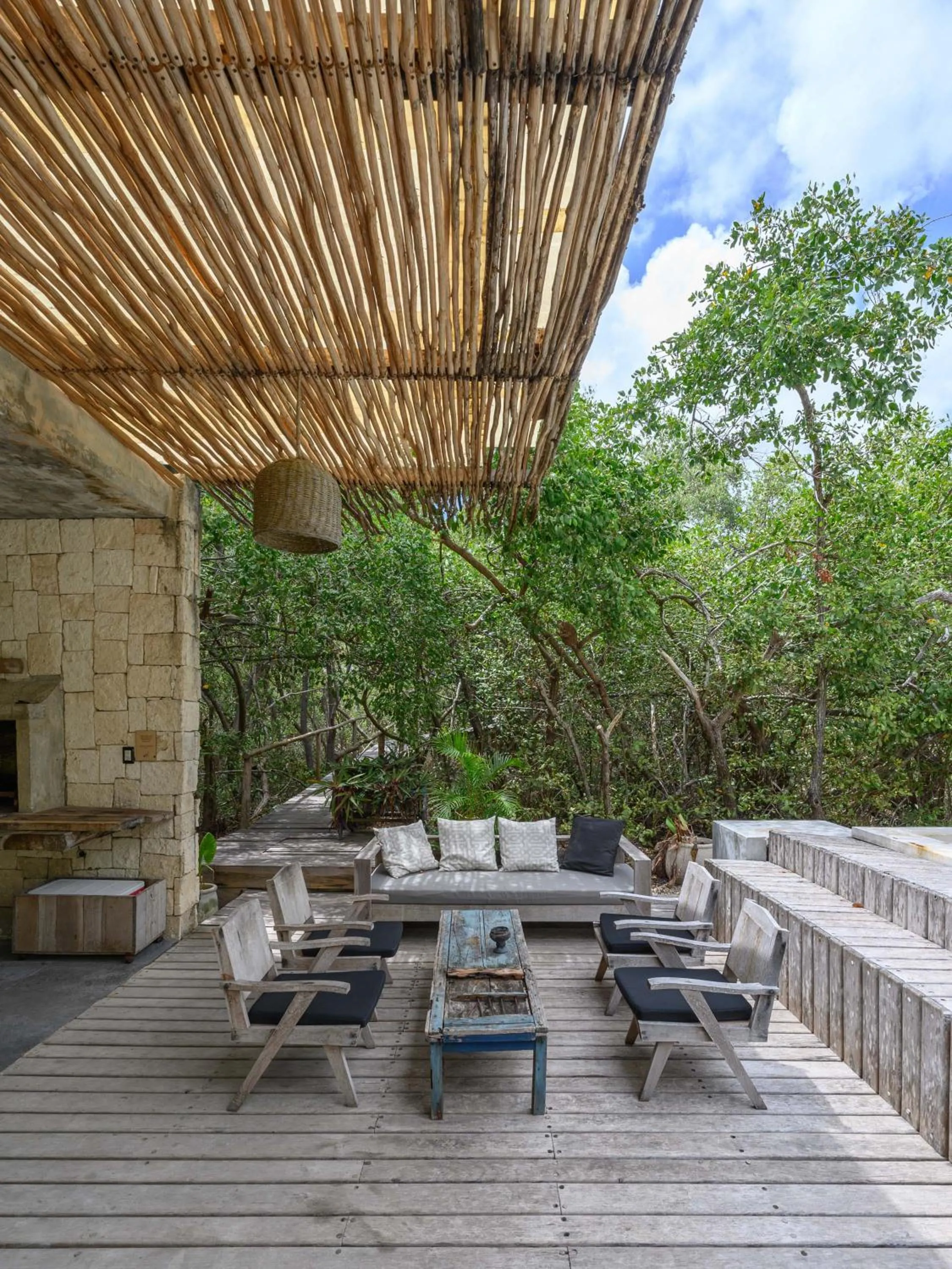 BBQ facilities in Vida Silvestre Tulum