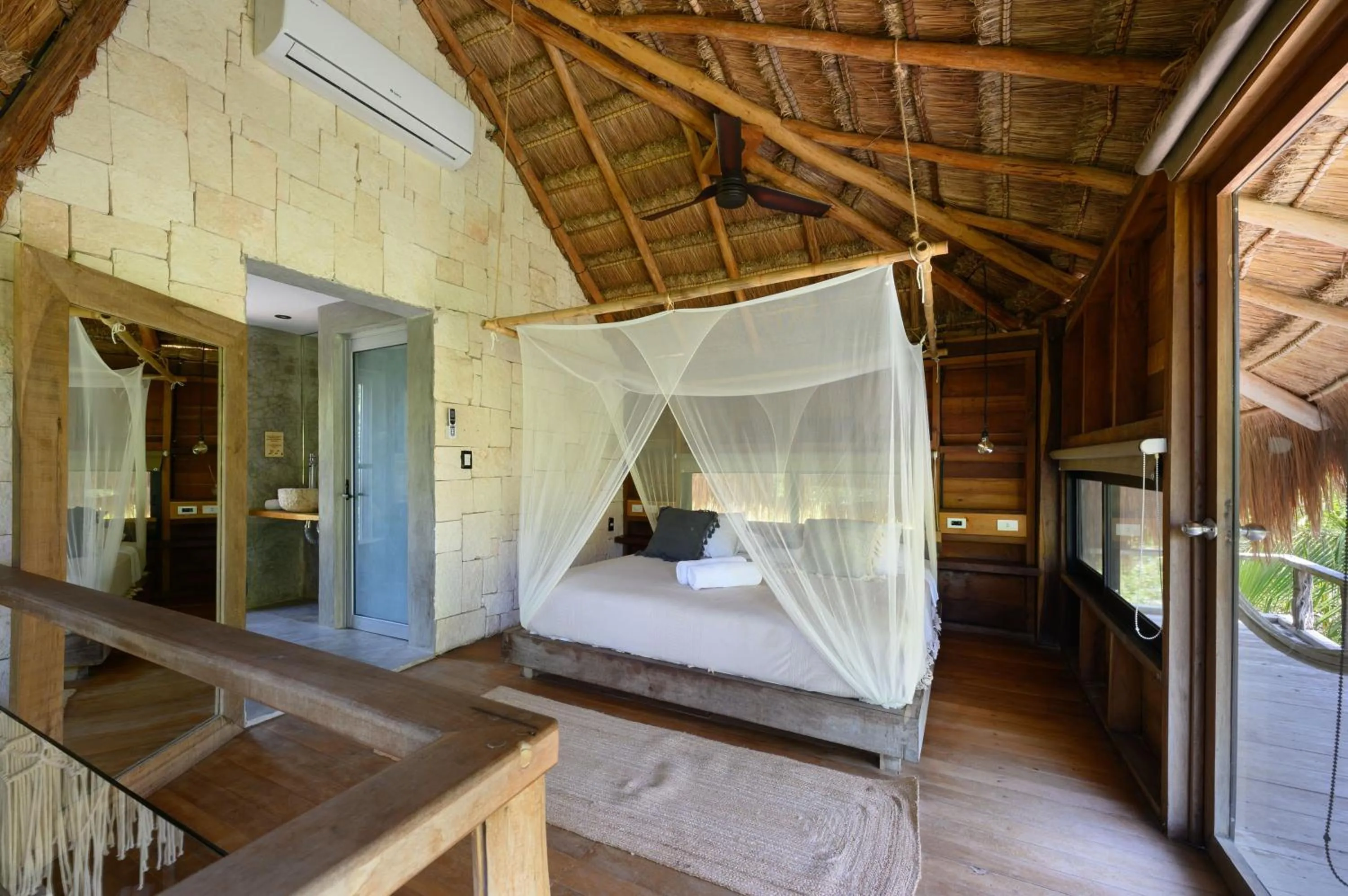 Bed in Vida Silvestre Tulum
