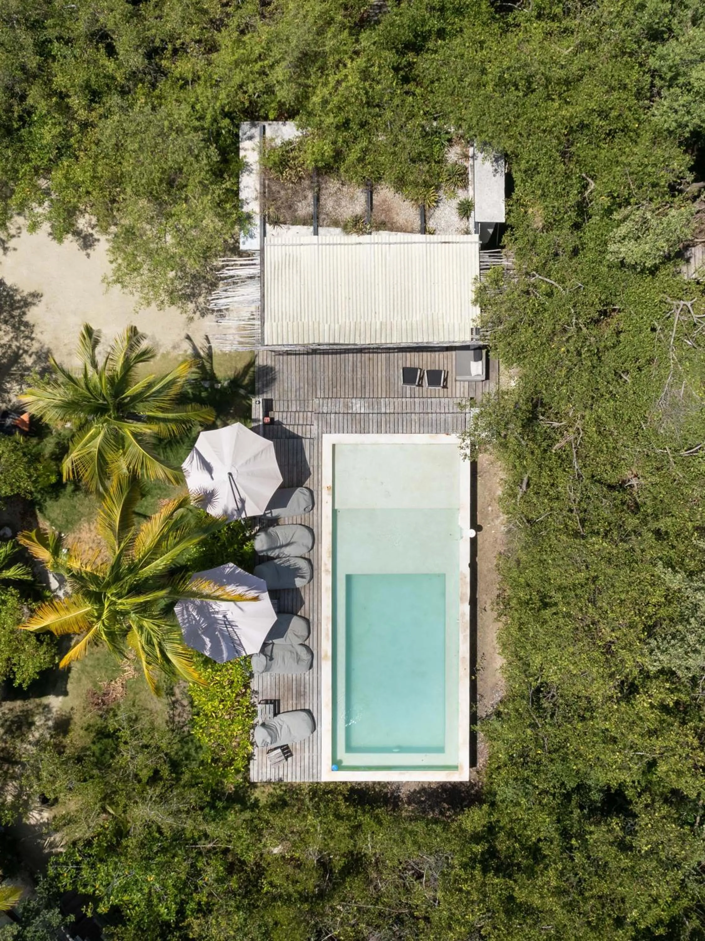 Swimming pool in Vida Silvestre Tulum