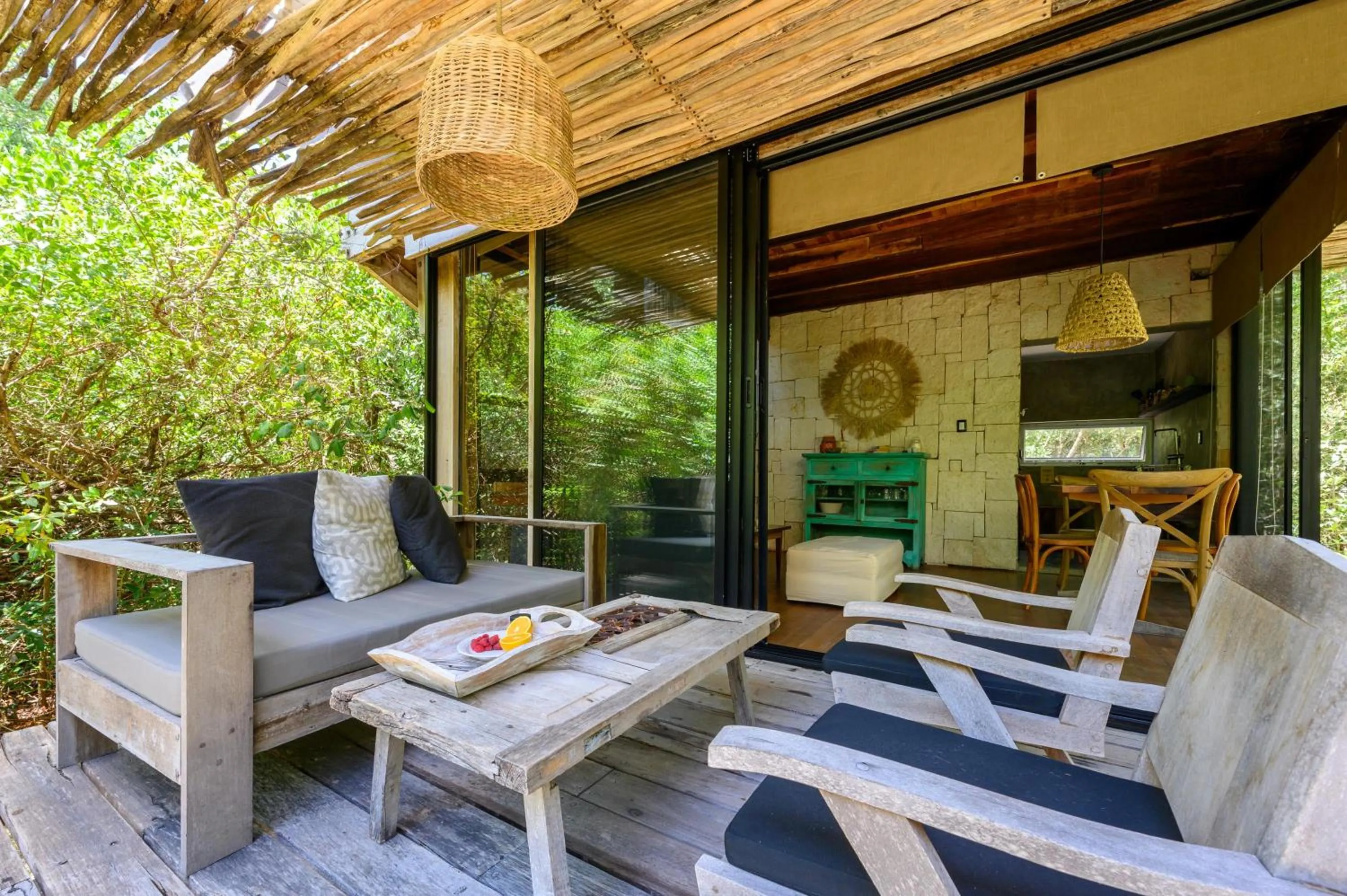 Natural landscape in Vida Silvestre Tulum