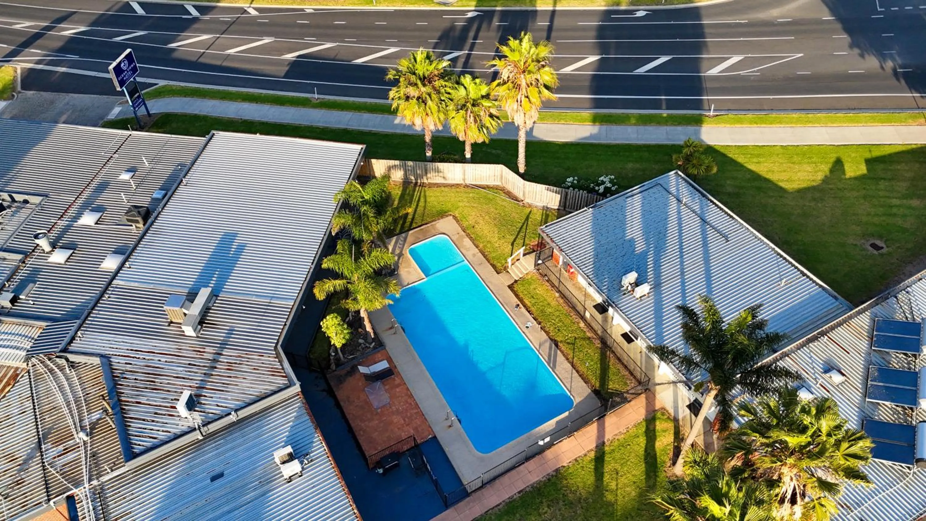 Bird's eye view in Ocean Views Motel Lakes Entrance