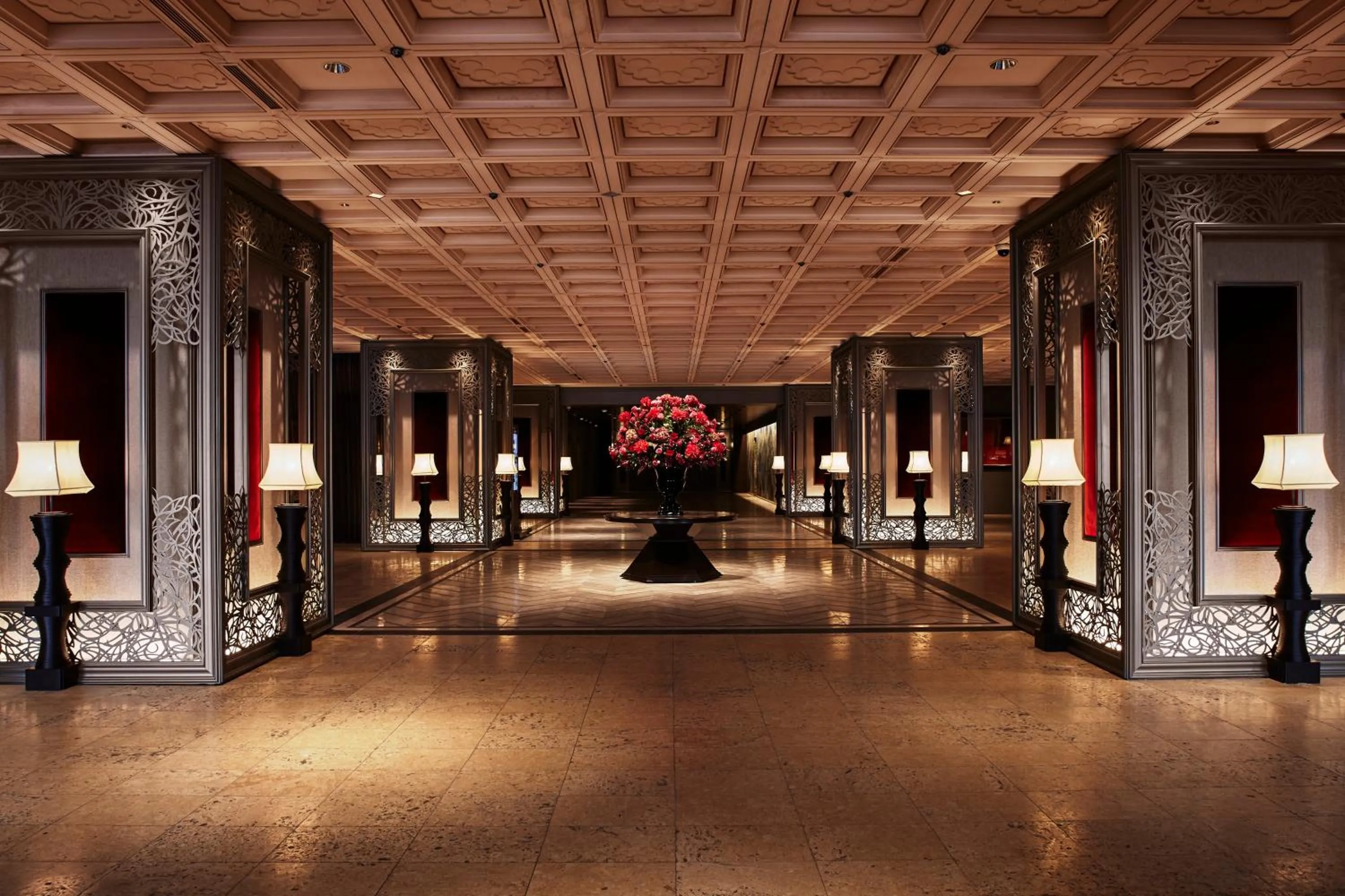Lobby or reception in Tokyo Prince Hotel