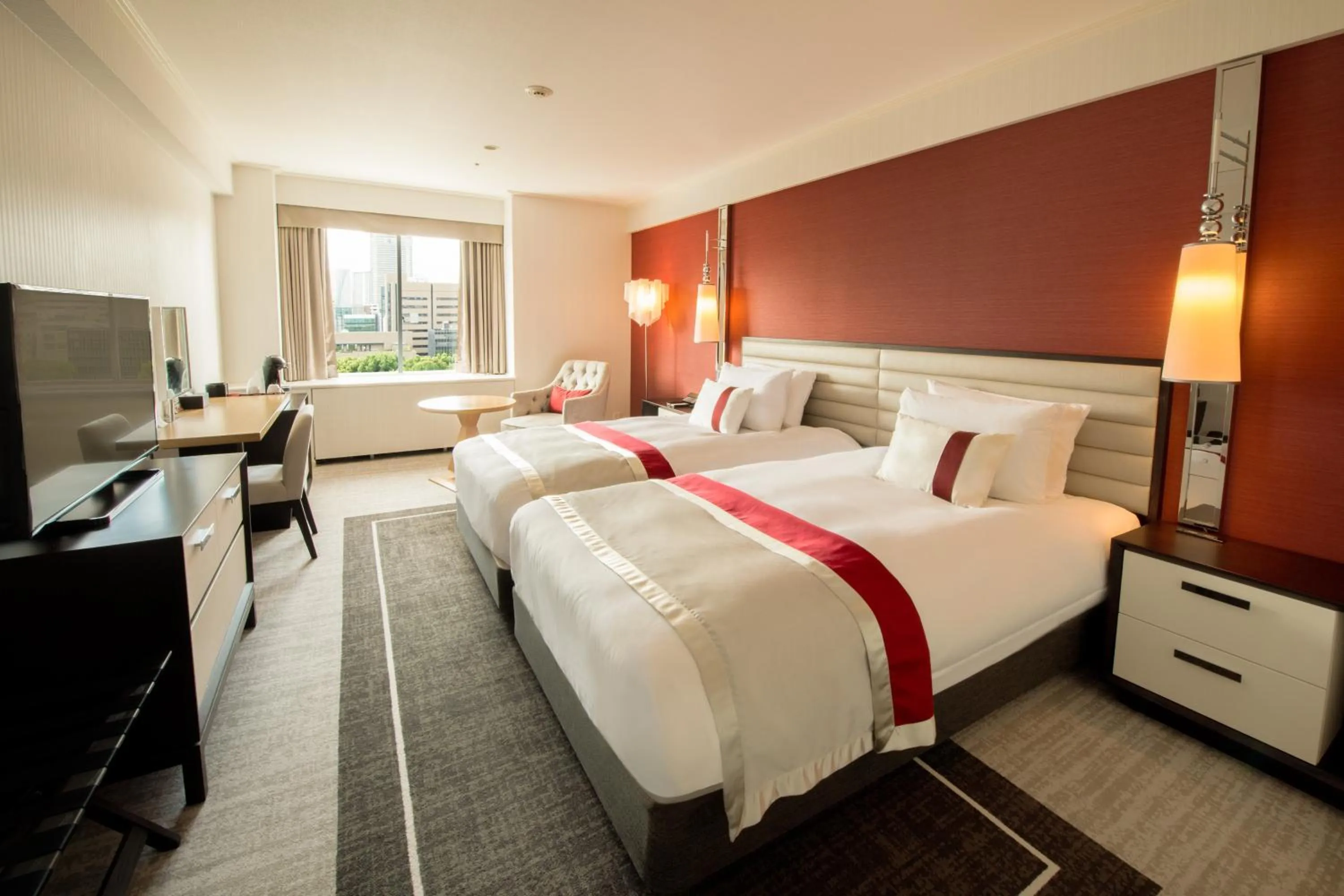 Photo of the whole room, Bed in Tokyo Prince Hotel