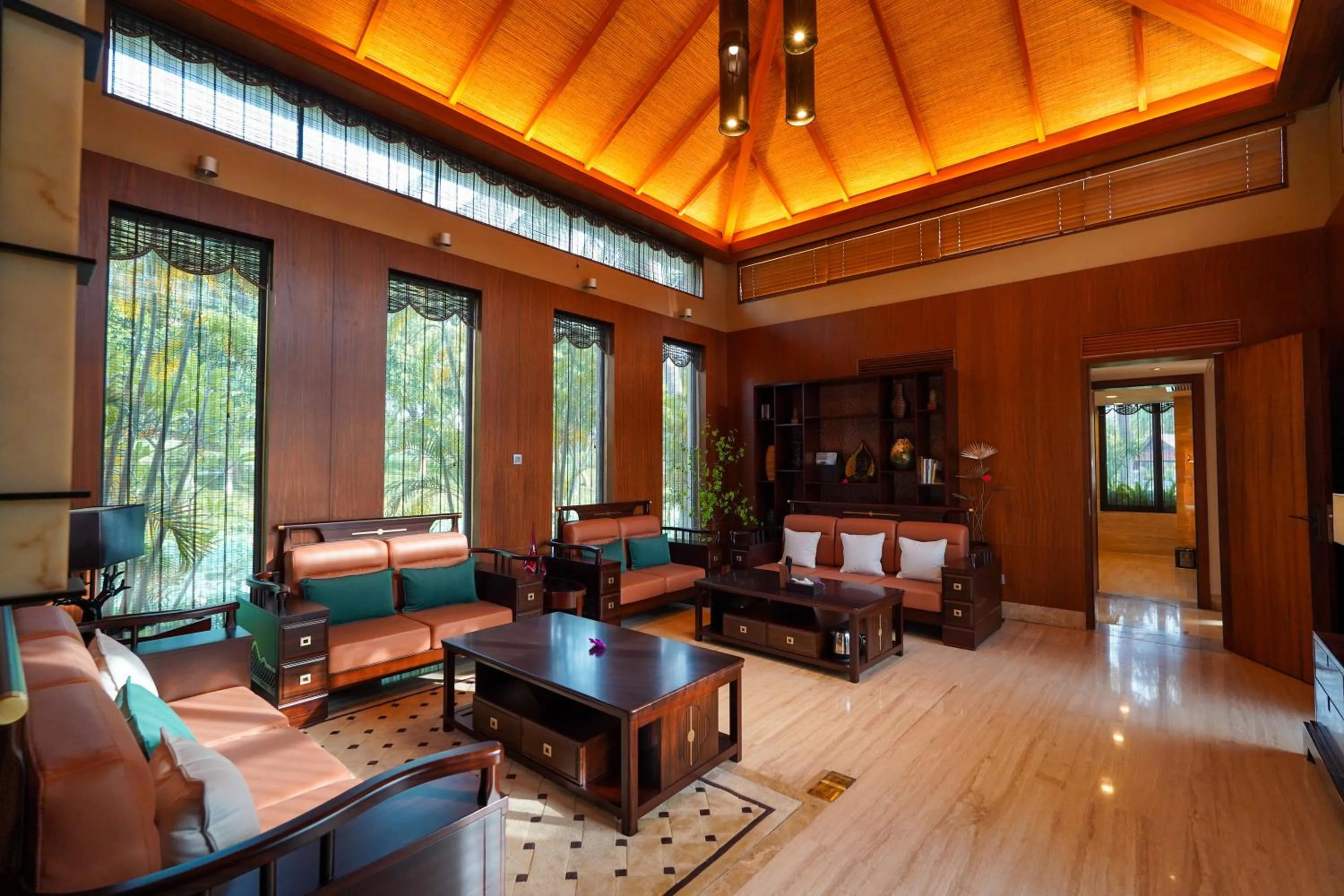 Living room in Grand Metropark Villa Resort Sanya Yalong Bay