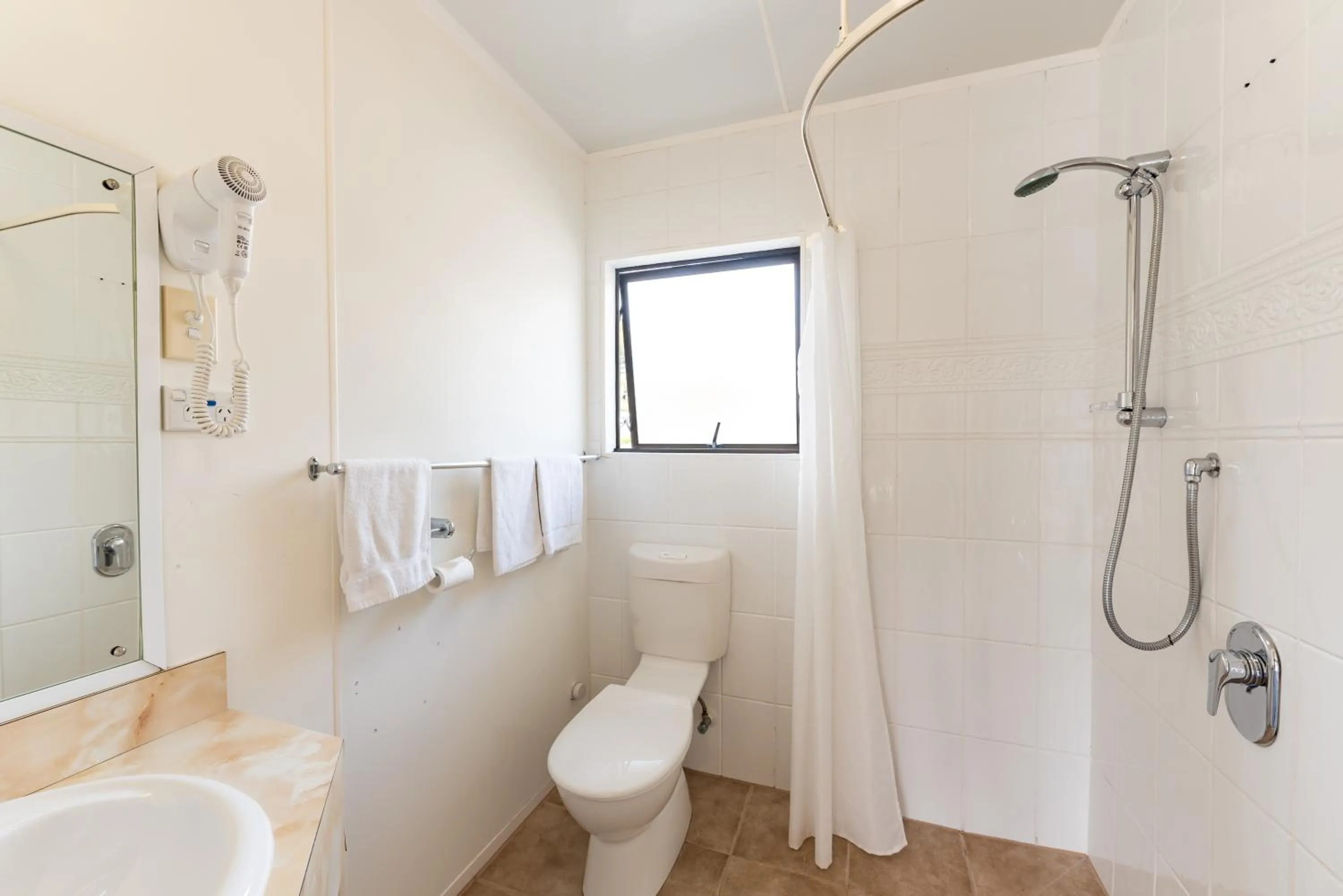 Shower in Dolphin Motel