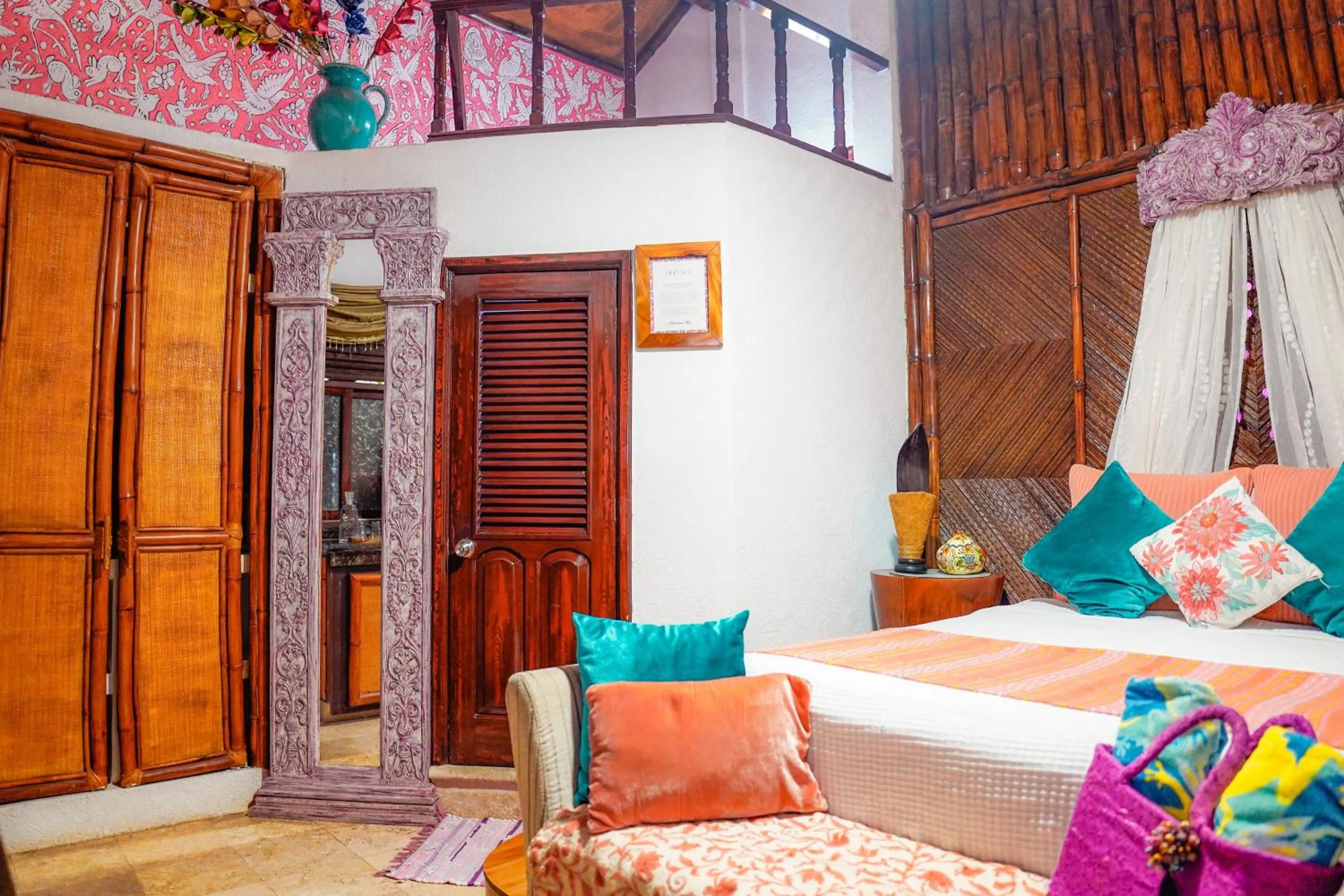 Bed in Casa Jaguar Hotel & Boutique