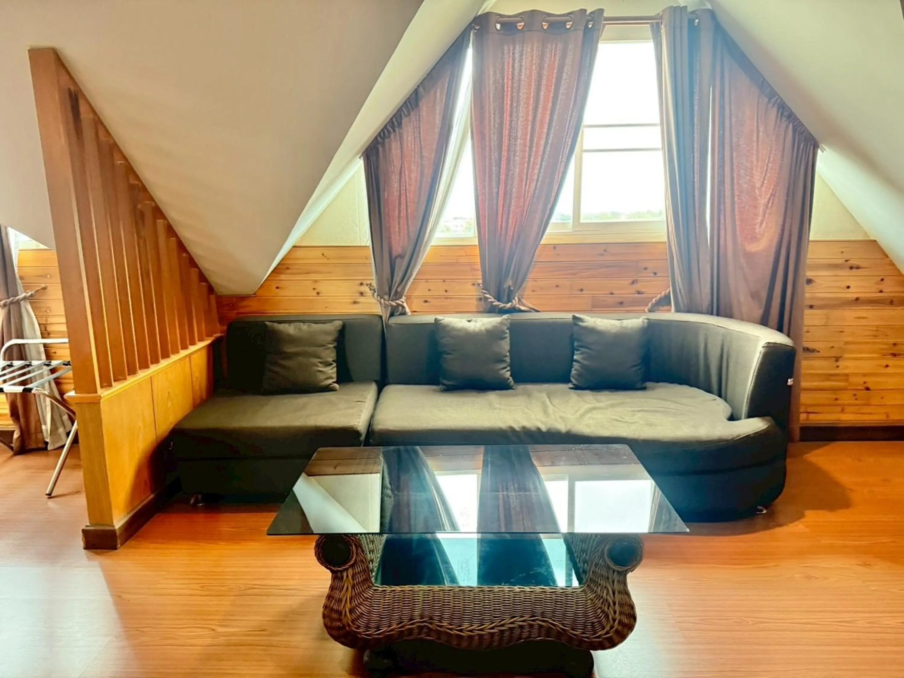 Seating area in Maekhong Delta Boutique Hotel