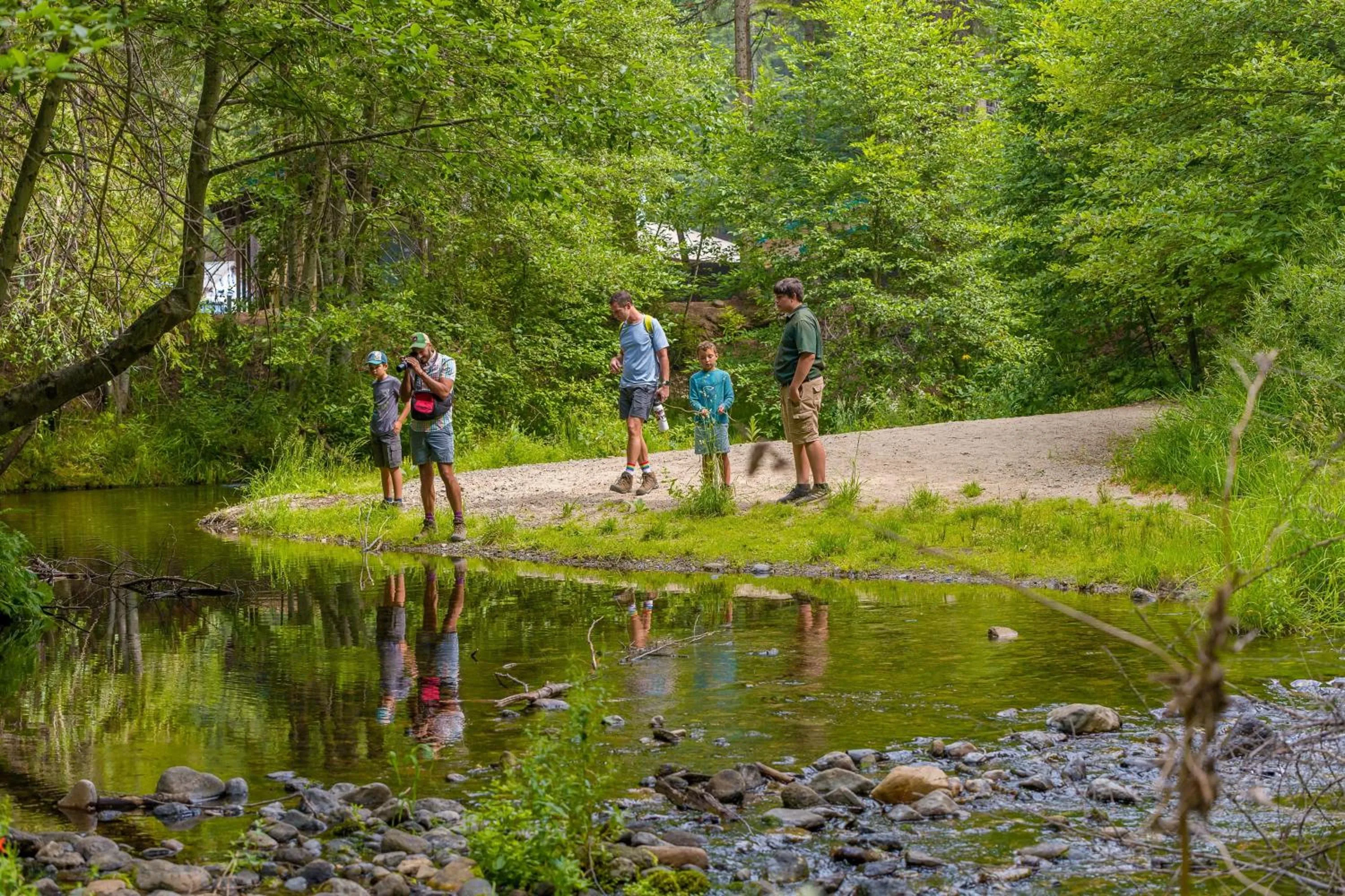Hiking in Tenaya at Yosemite