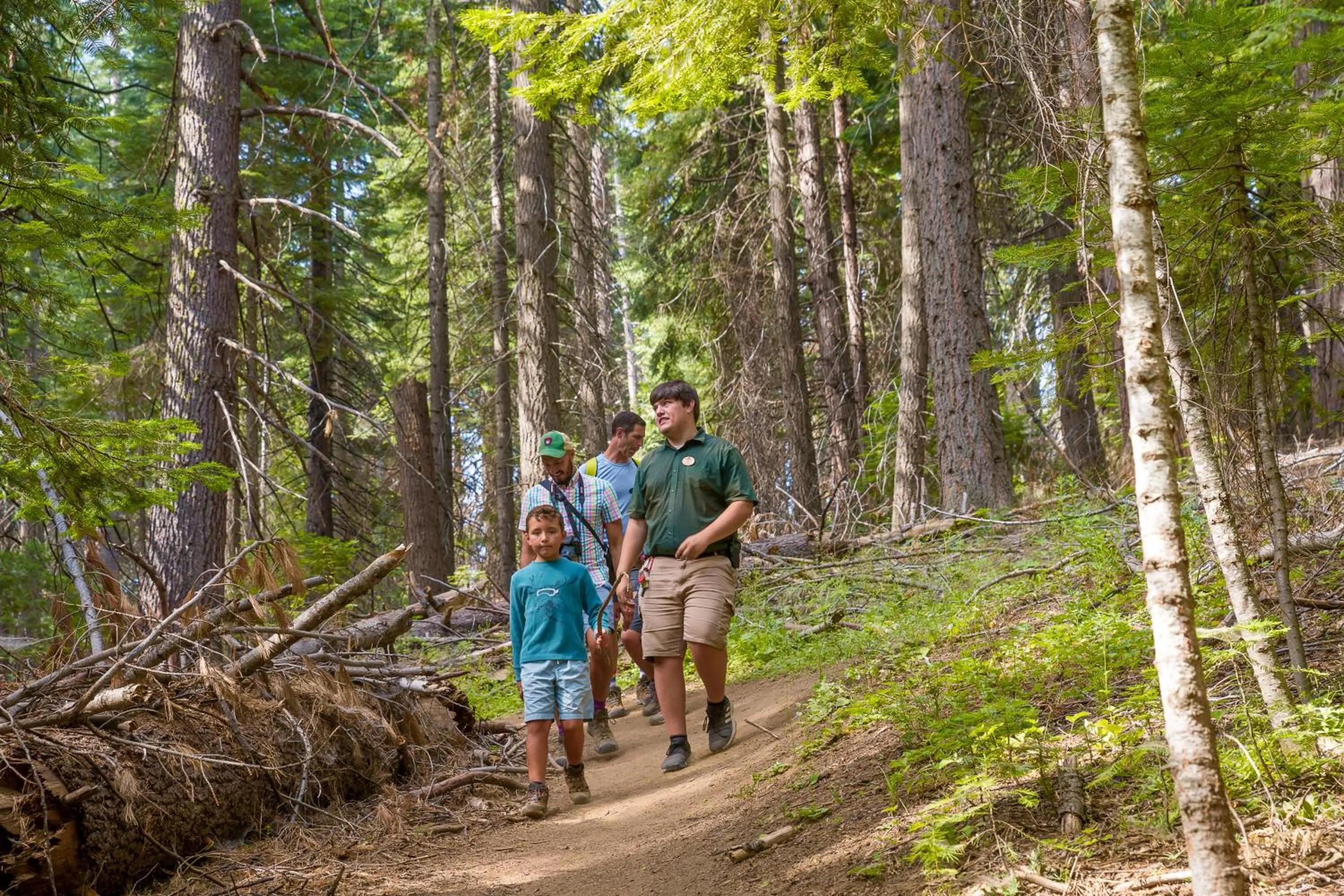 Hiking in Tenaya at Yosemite