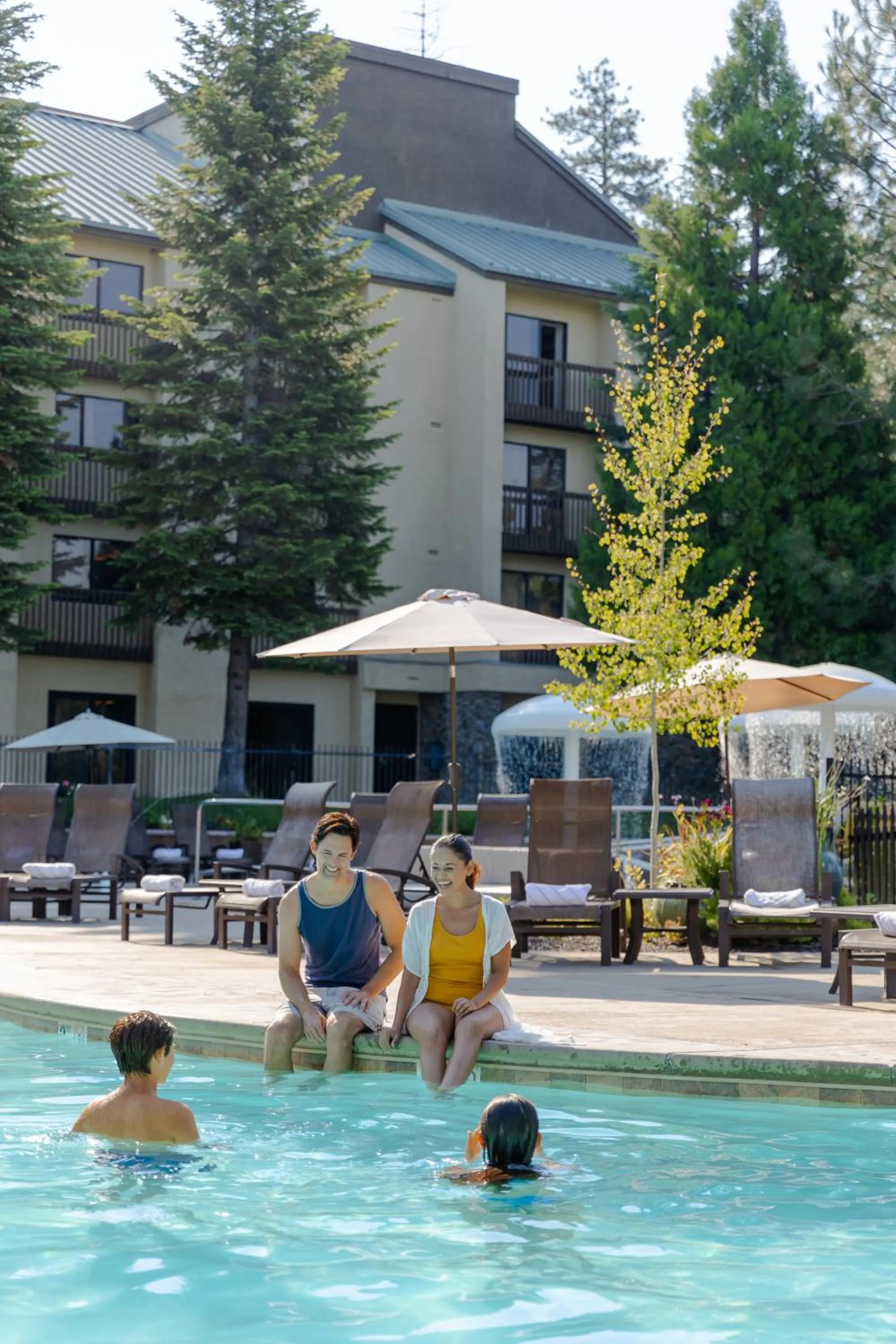 Swimming pool in Tenaya at Yosemite