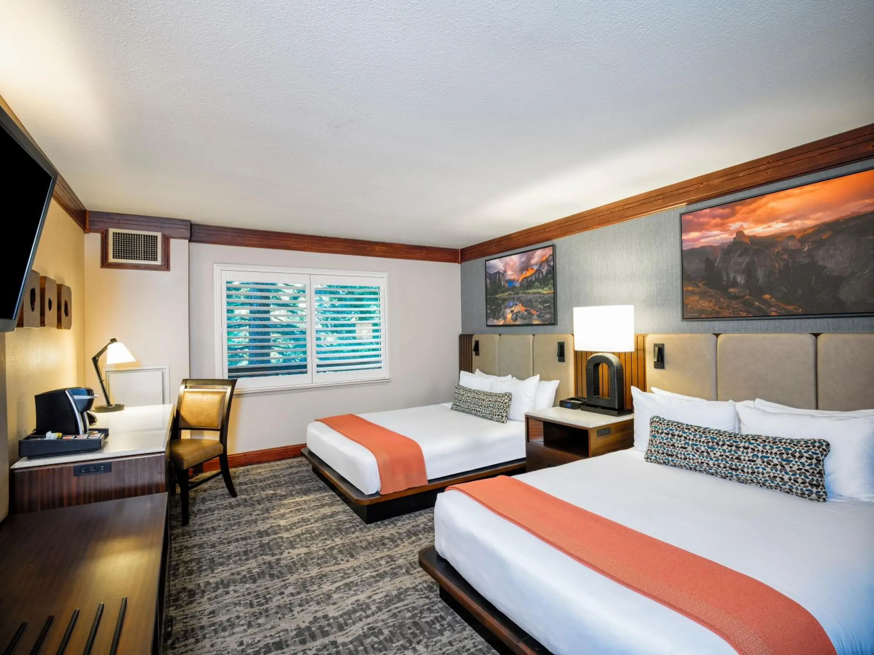 Premium Room with Two Queen Beds in Tenaya at Yosemite Premium Room with Two Queen Beds in Tenaya at Yosemite