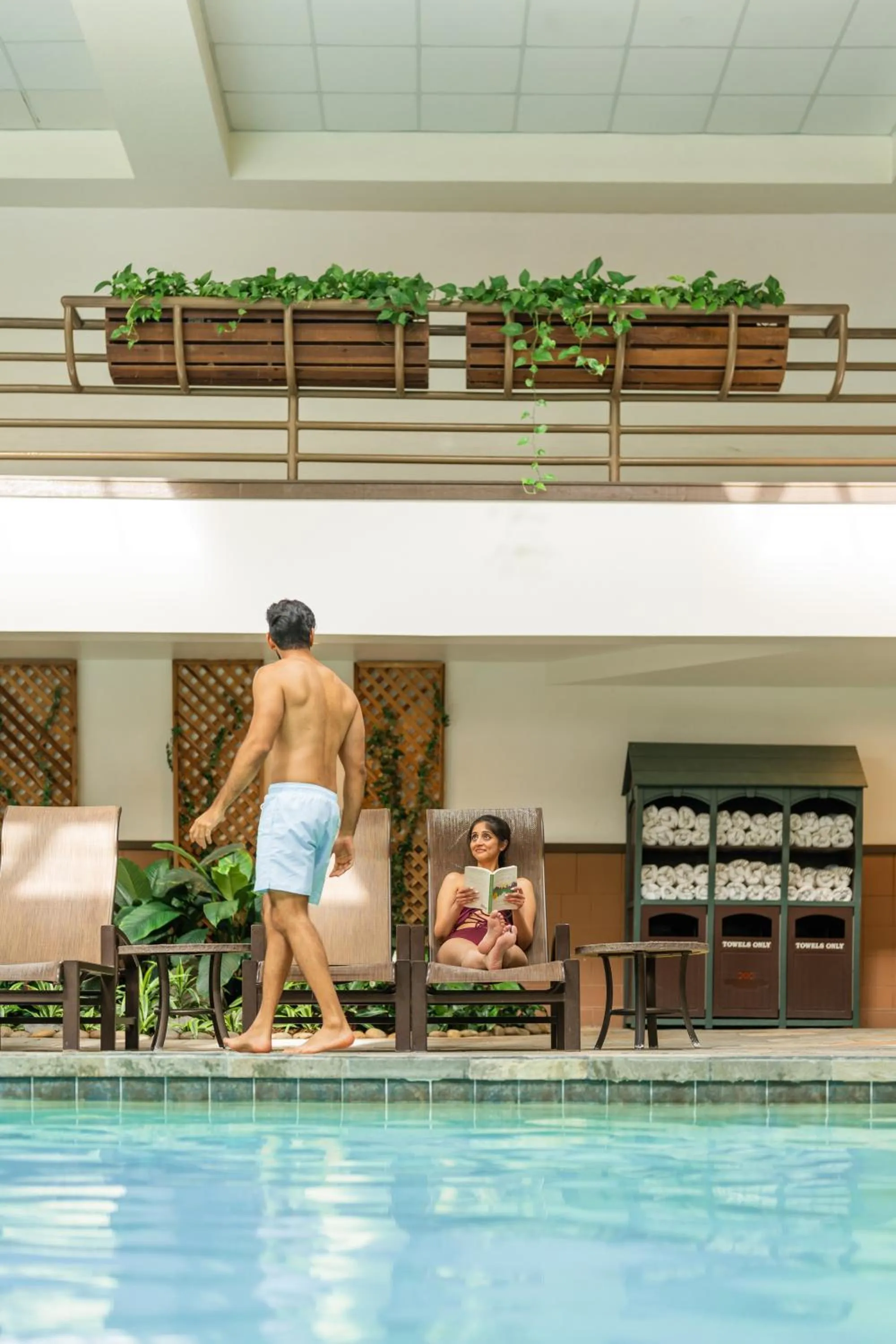 Swimming pool in Tenaya at Yosemite